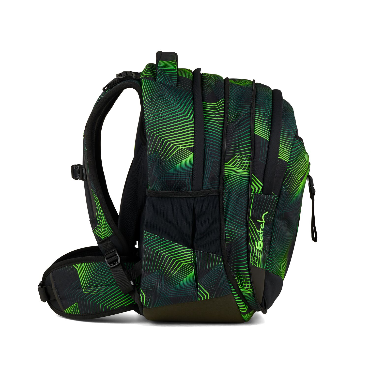 Satch Schulrucksack Match Seismic Green 2025