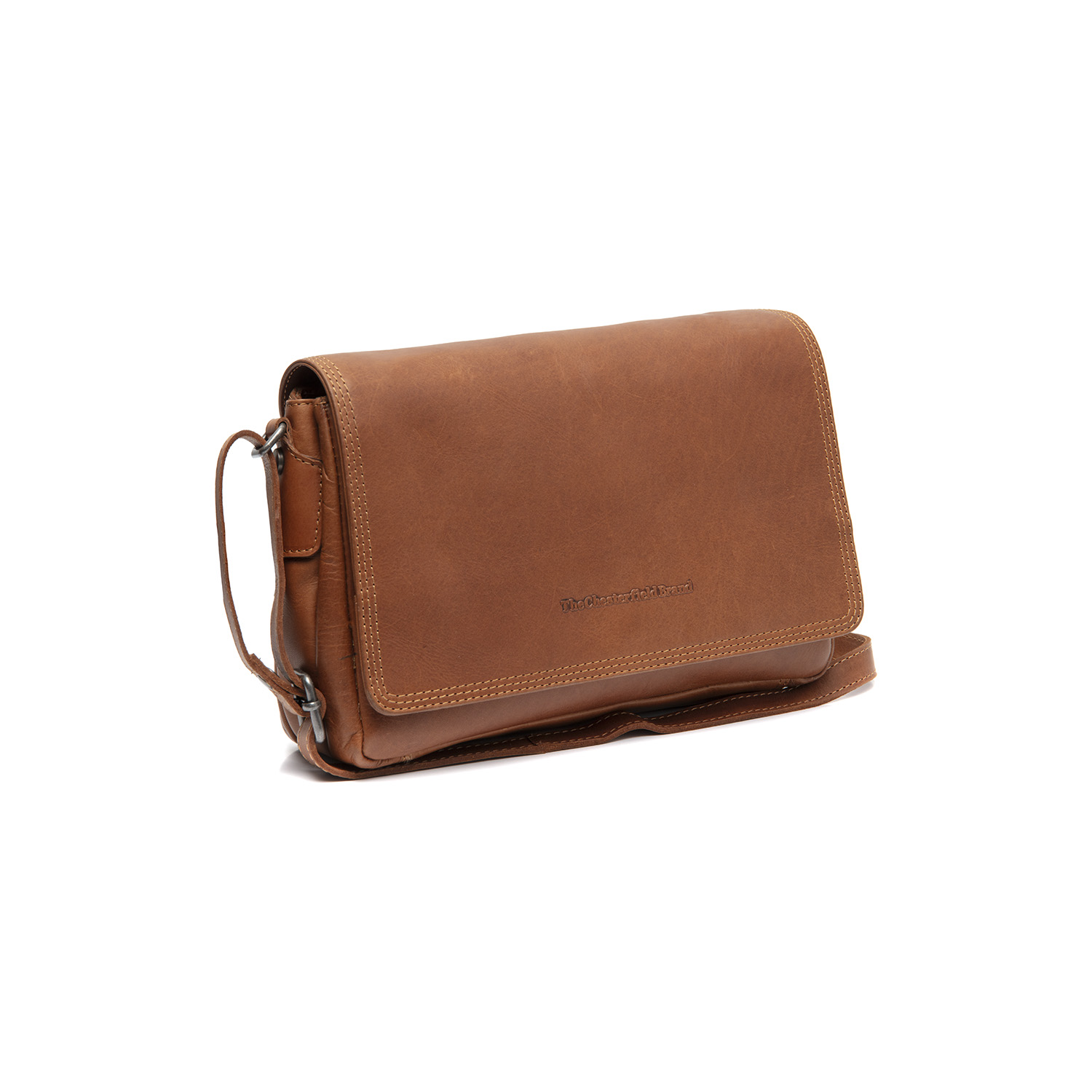 Chesterfield Leder Umhängetasche Laverton cognac