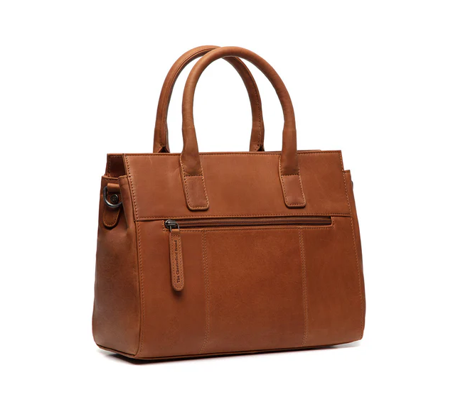 Chesterfield Leder Umhängetasche Garda cognac