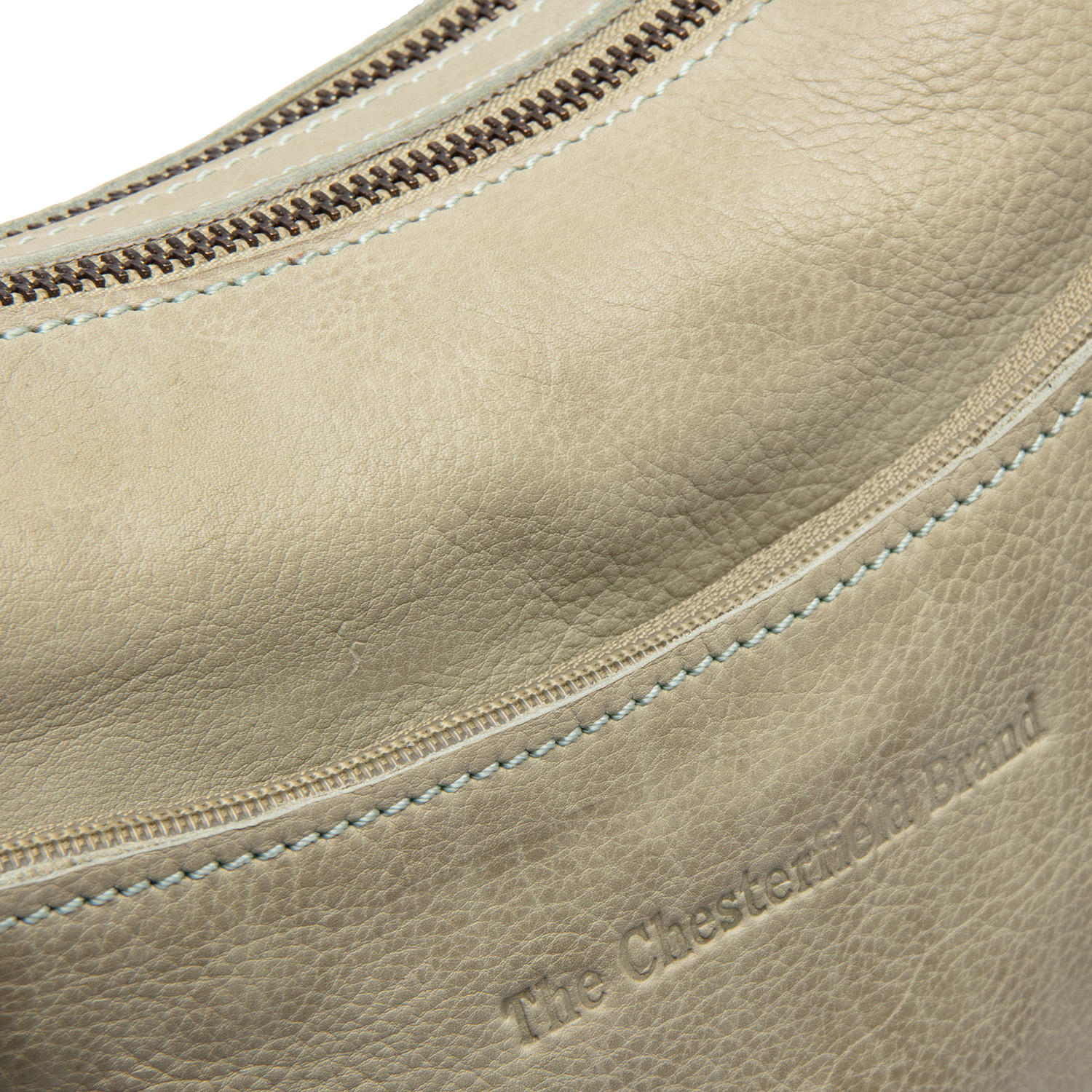 Chesterfield Leder Umhängetasche Caroline meeres grün