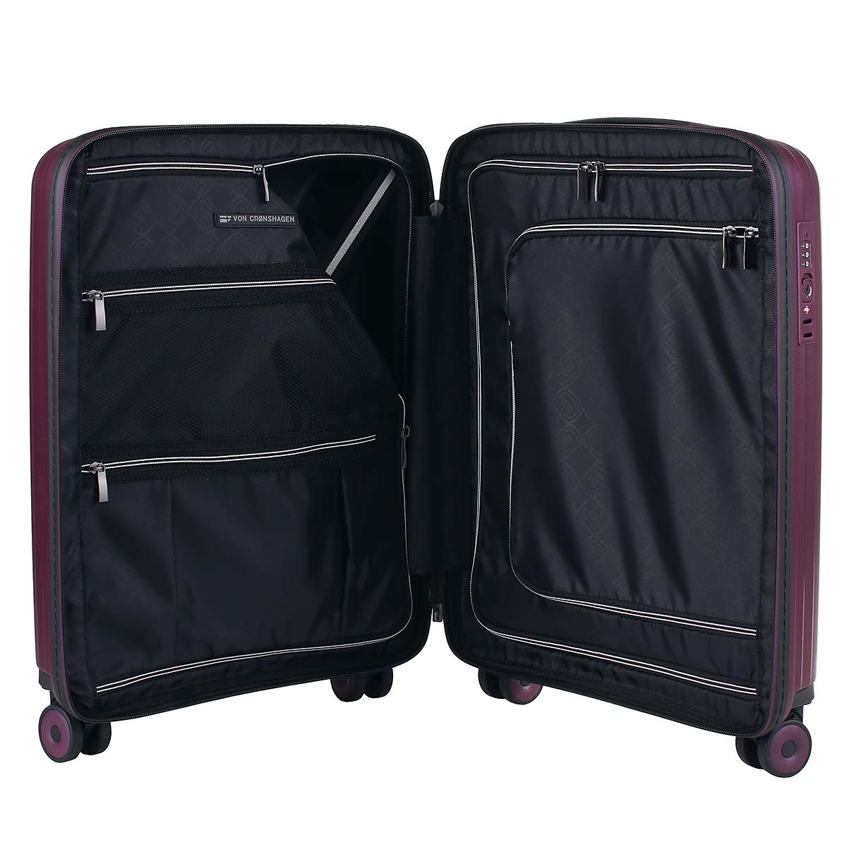 Von Crønshagen Trolley Mogens plum 55cm
