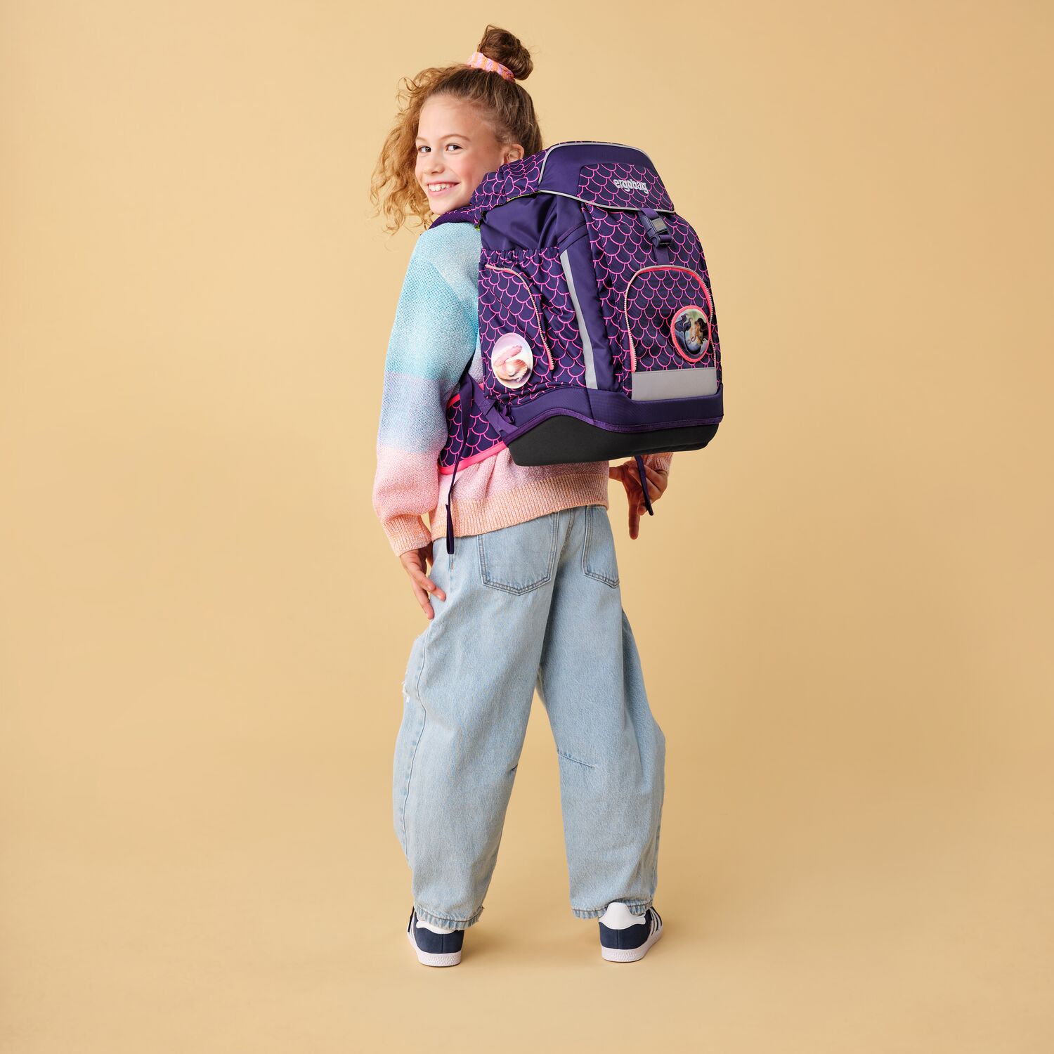 Ergobag Schulranzen-Set Maxi PerlentauchBär 2025