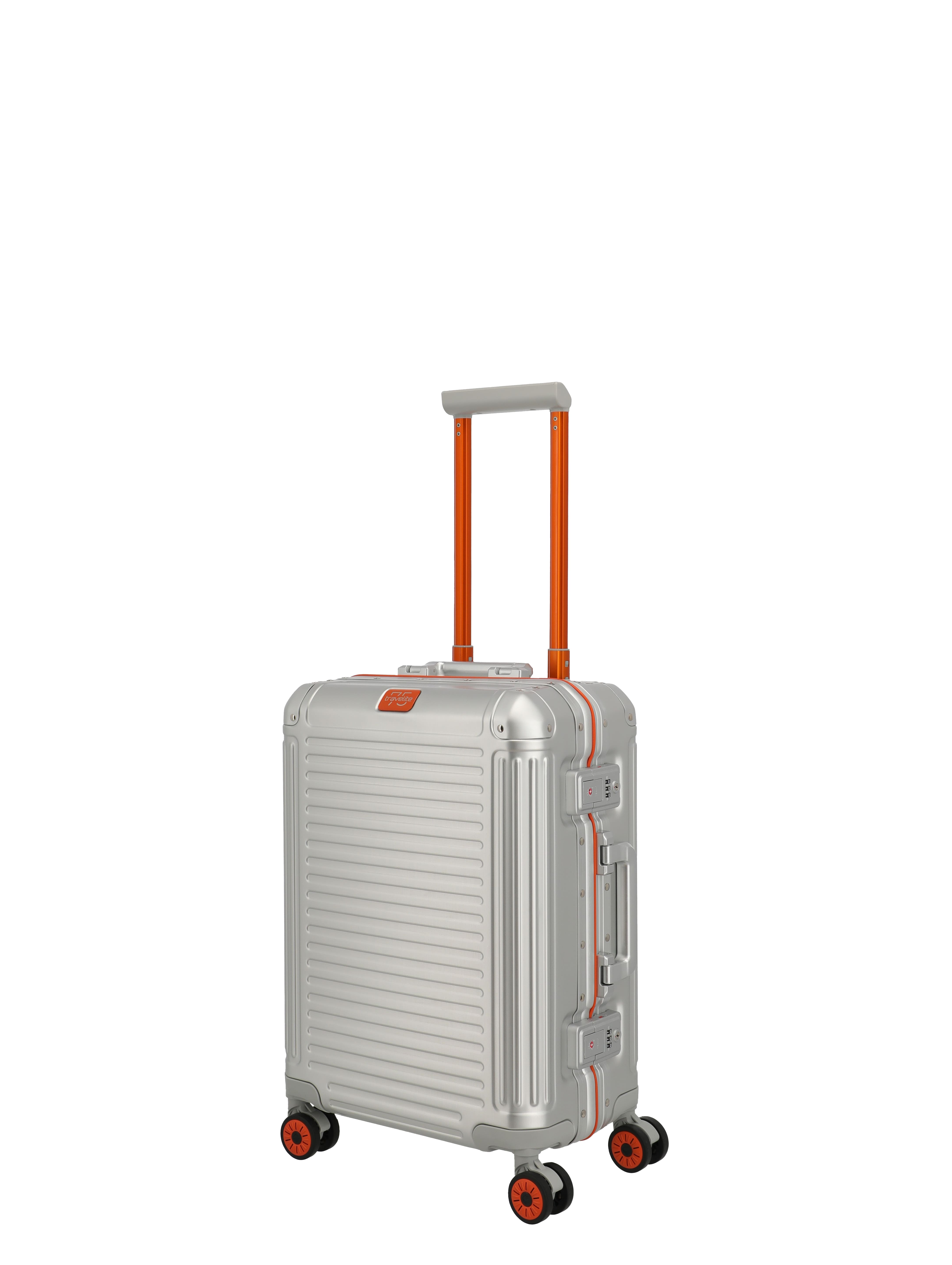 Travelite Trolley Next S 75 Jahre Edition silber-orange