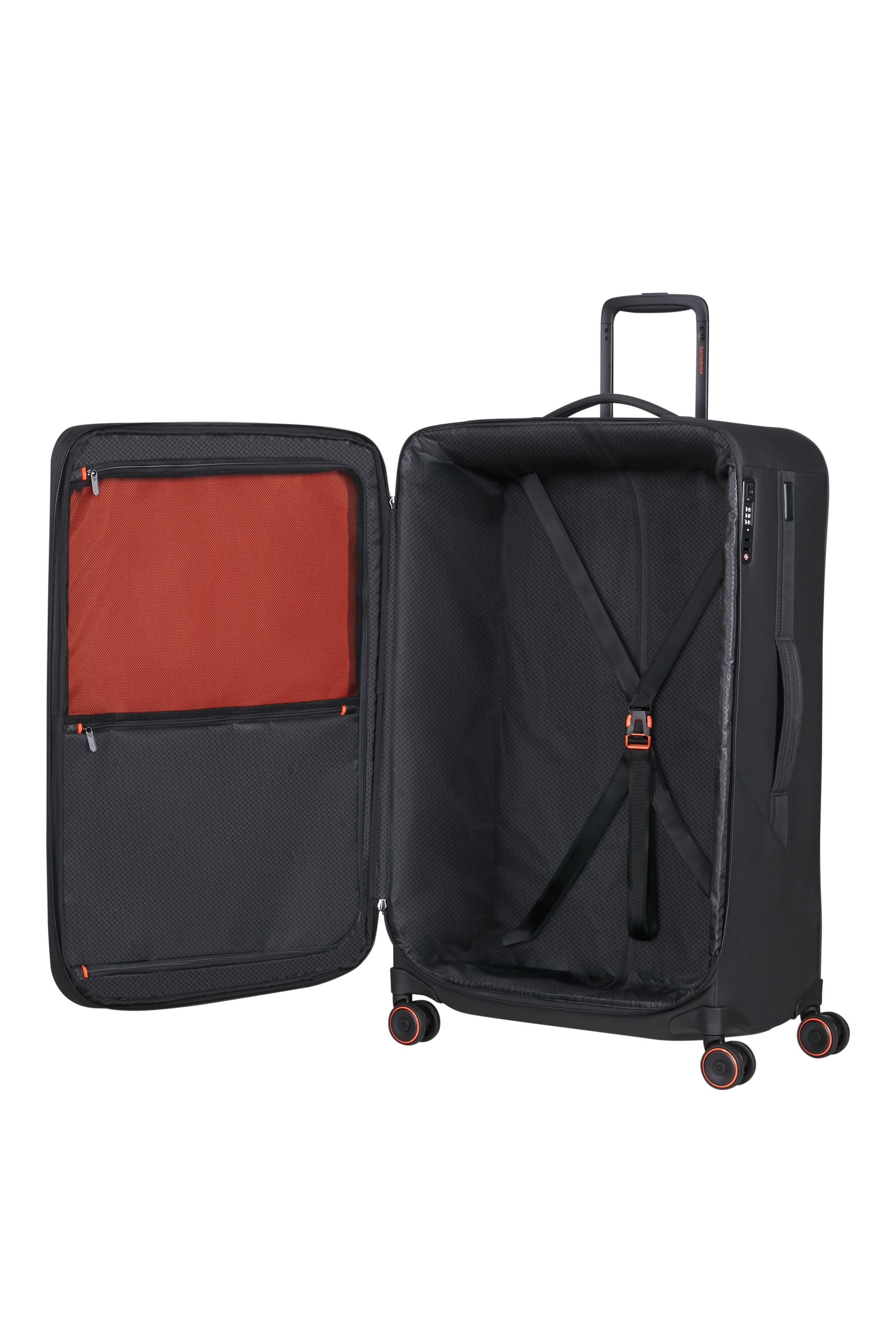 Samsonite Koffer Glazed L black