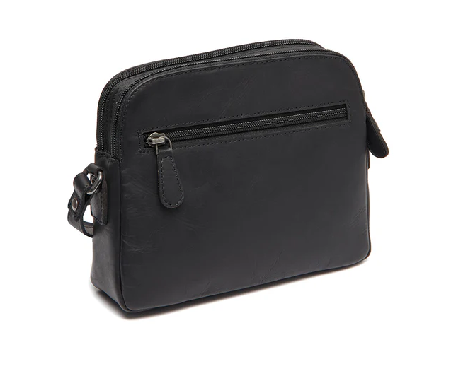 Chesterfield Leder Umhängetasche Vionne schwarz