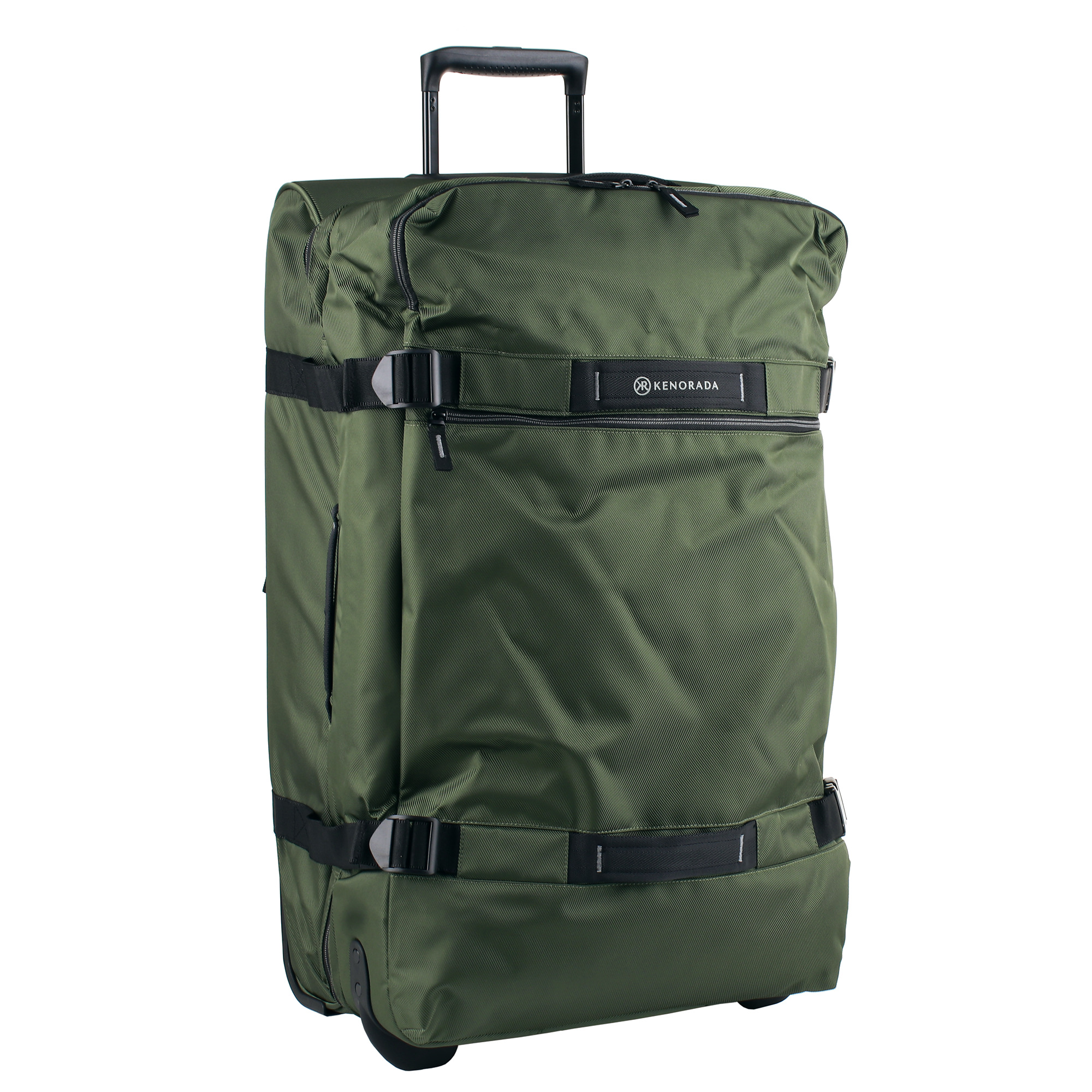 KENORADA Rollen-Reisetasche mit Rucksackfunktion RT31B L khaki KENORADA Rollen-Reisetasche mit Rucksackfunktion RT31B L khaki