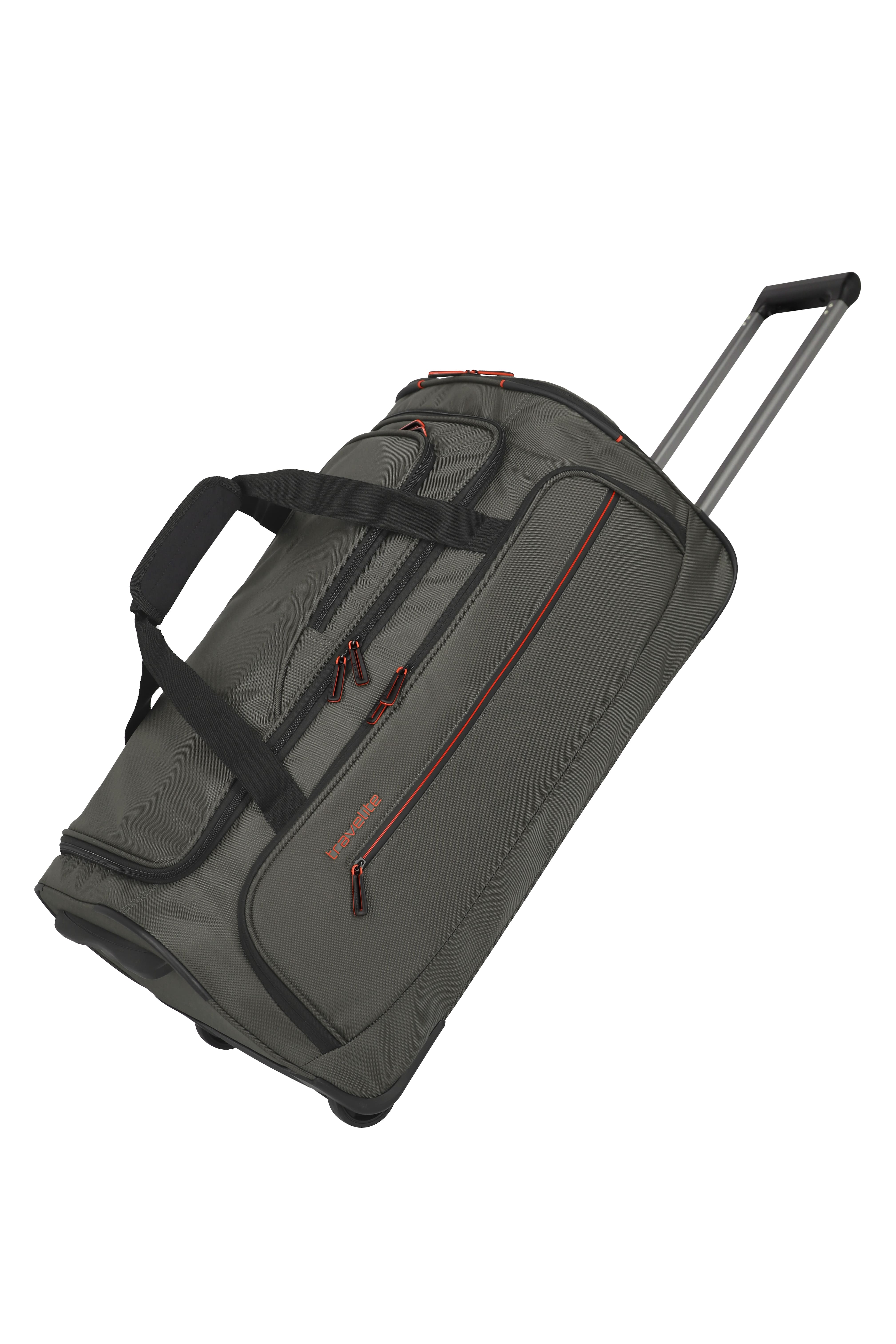 Travelite Reisetasche mit Rollen Crosslite M oliv
