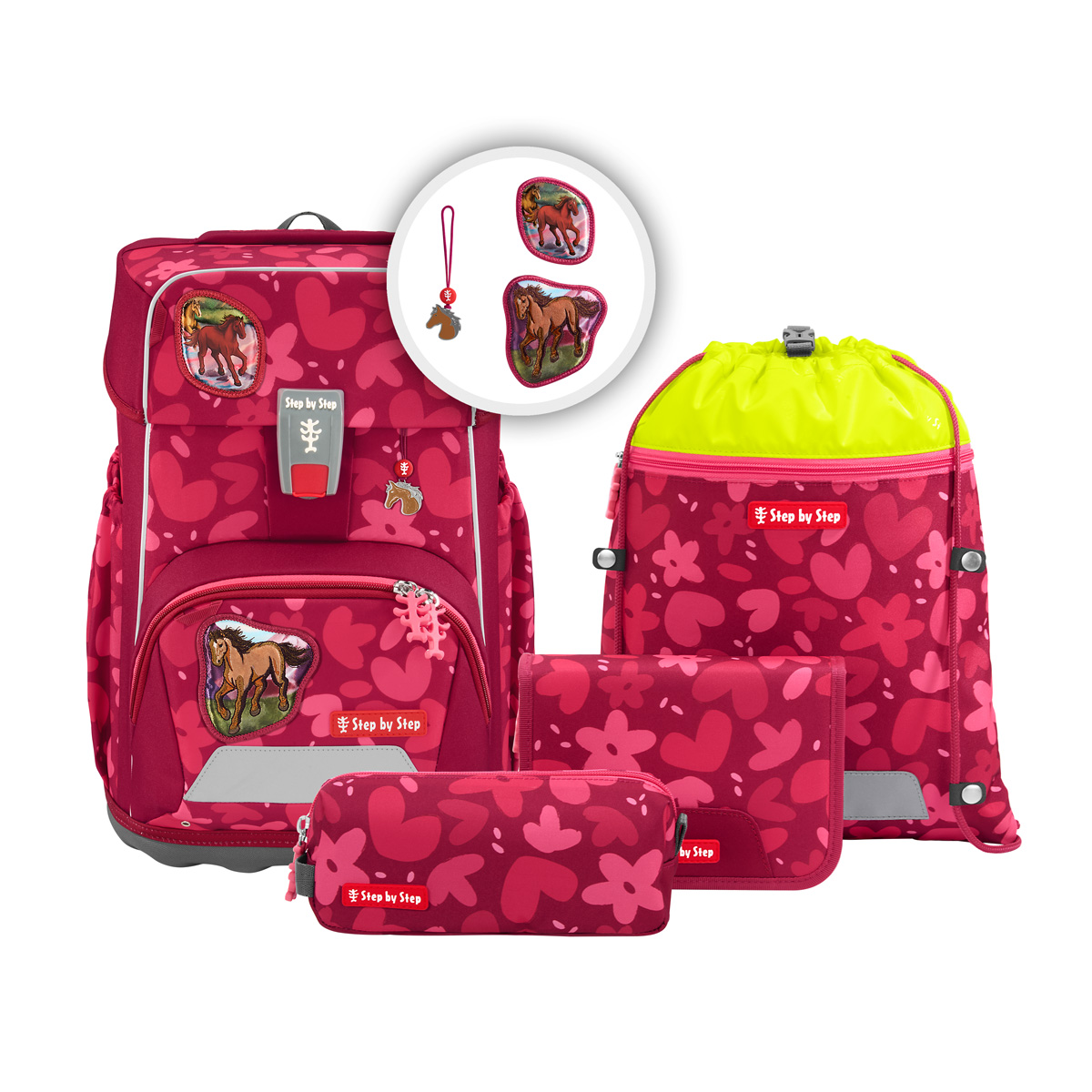 Step by Step Giant Schulranzen-Set Wild Horse Nora 2027