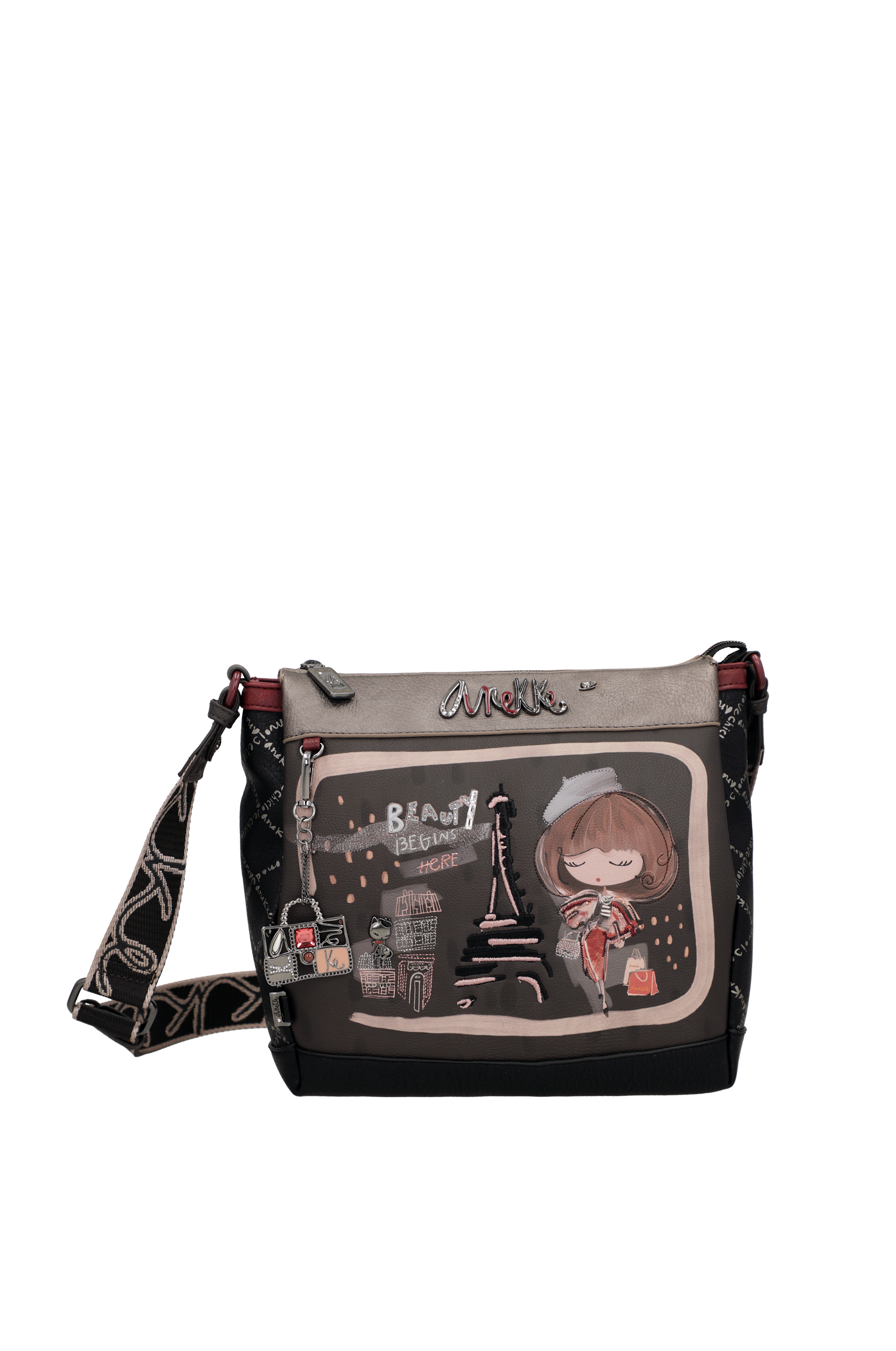 Anekke Umhängetasche mit 3 Fächern Mademoiselle