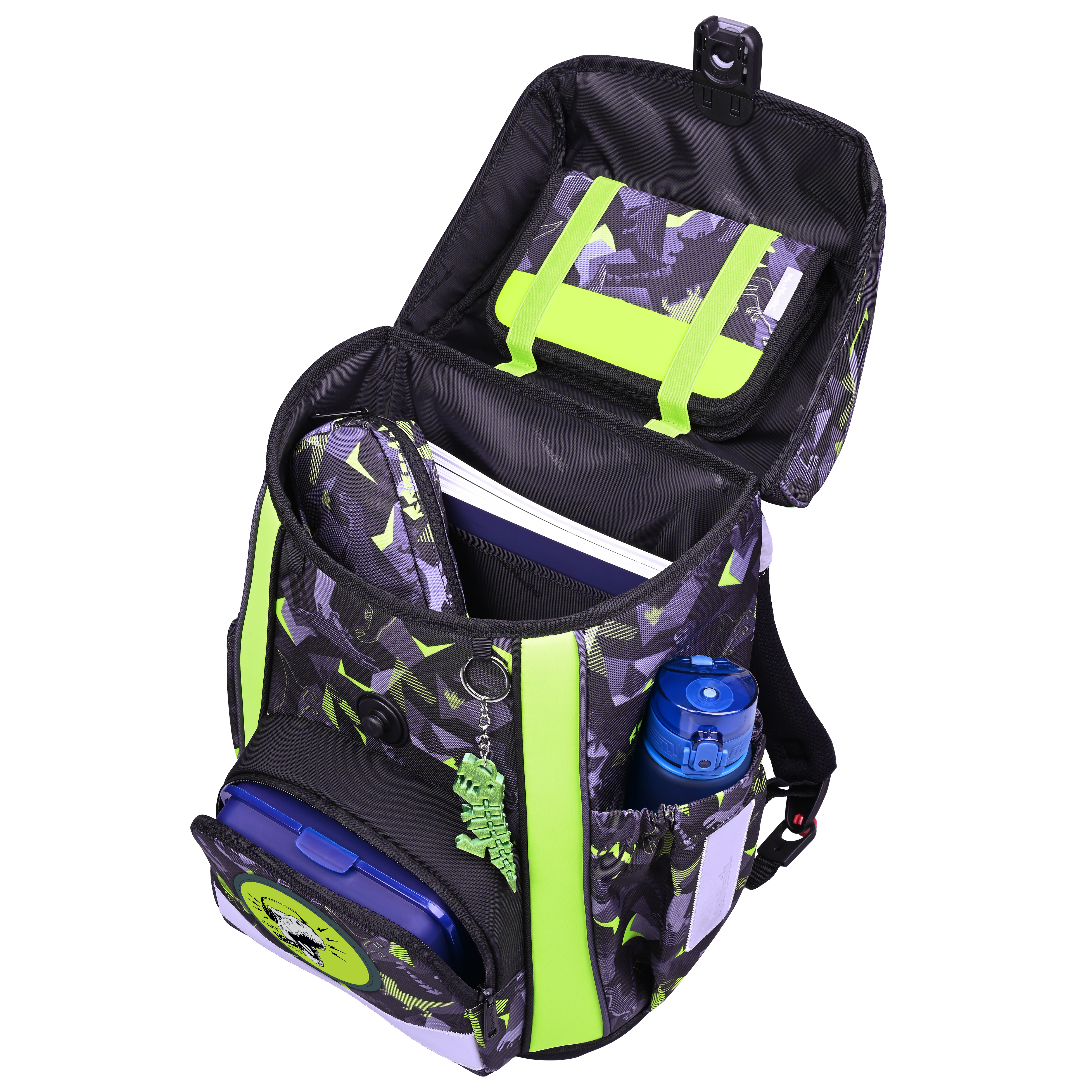 McNeill Schulranzen-Set Bravo Dinopark 9-teilig 