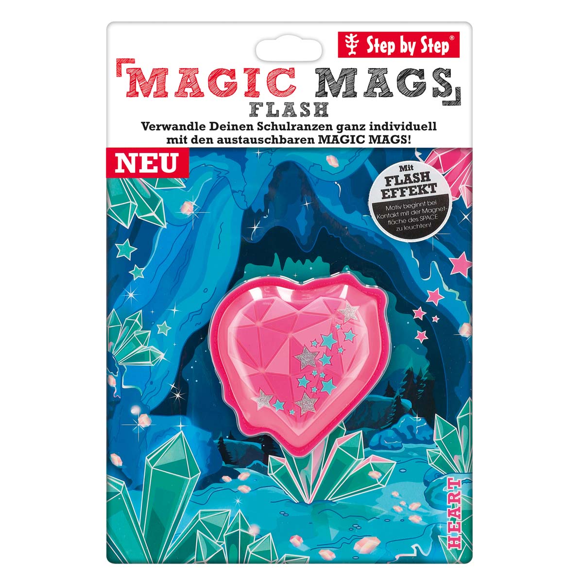 Step by Step Magnetbilder MAGIC MAGS FLASH Heart (139194)