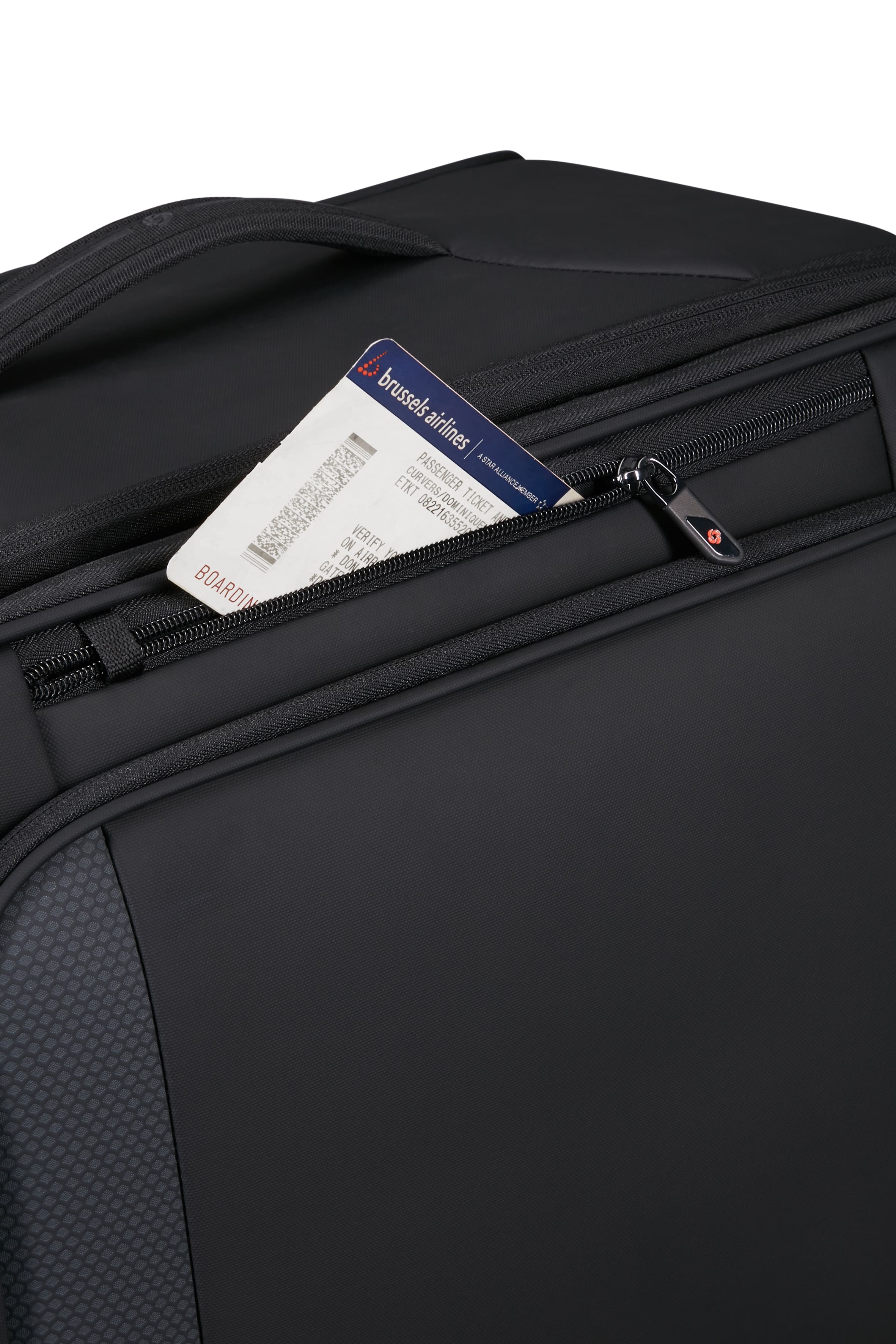Samsonite Koffer Glazed L black