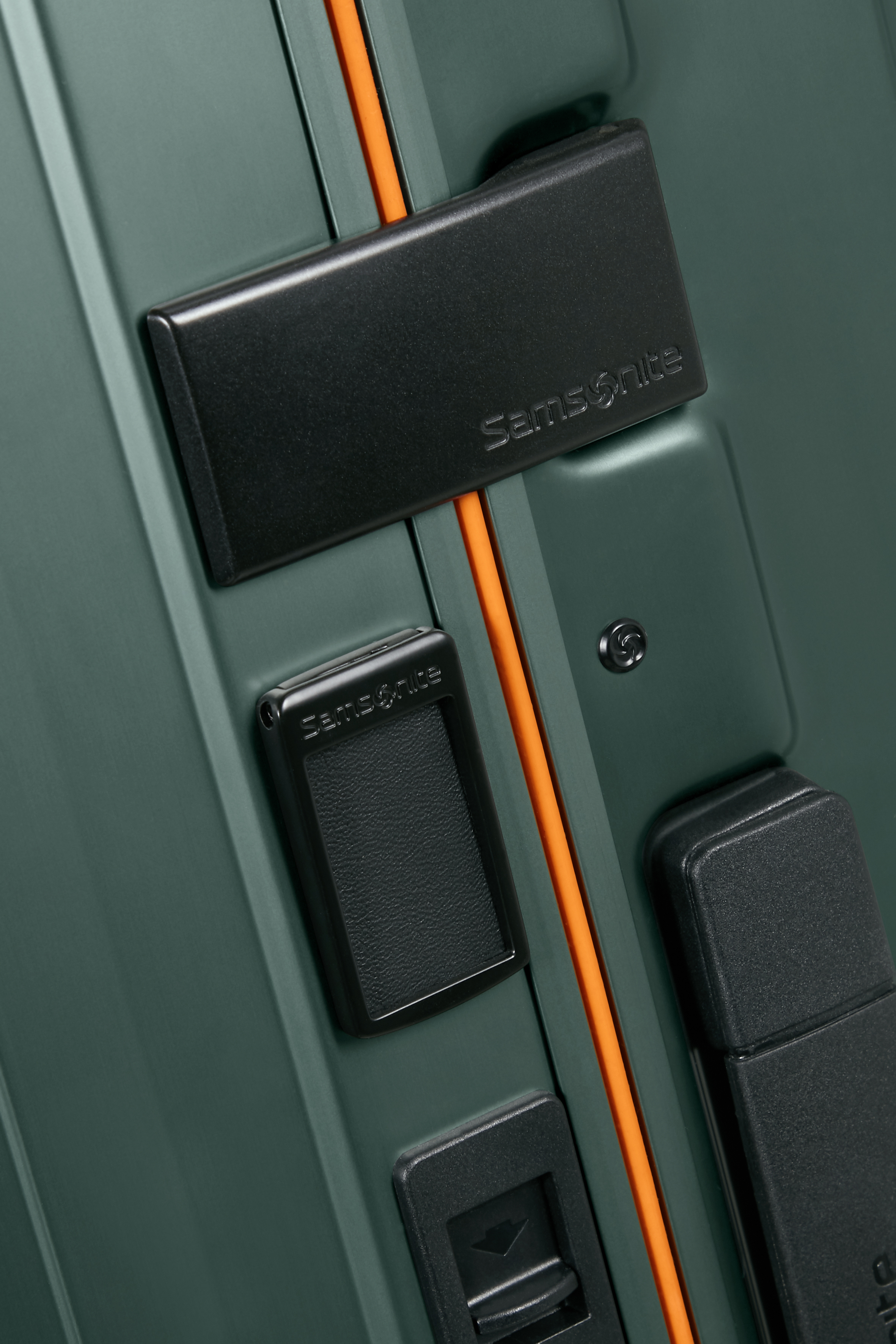 Samsonite Trolley Lite-Box Alu 55cm sage/orange