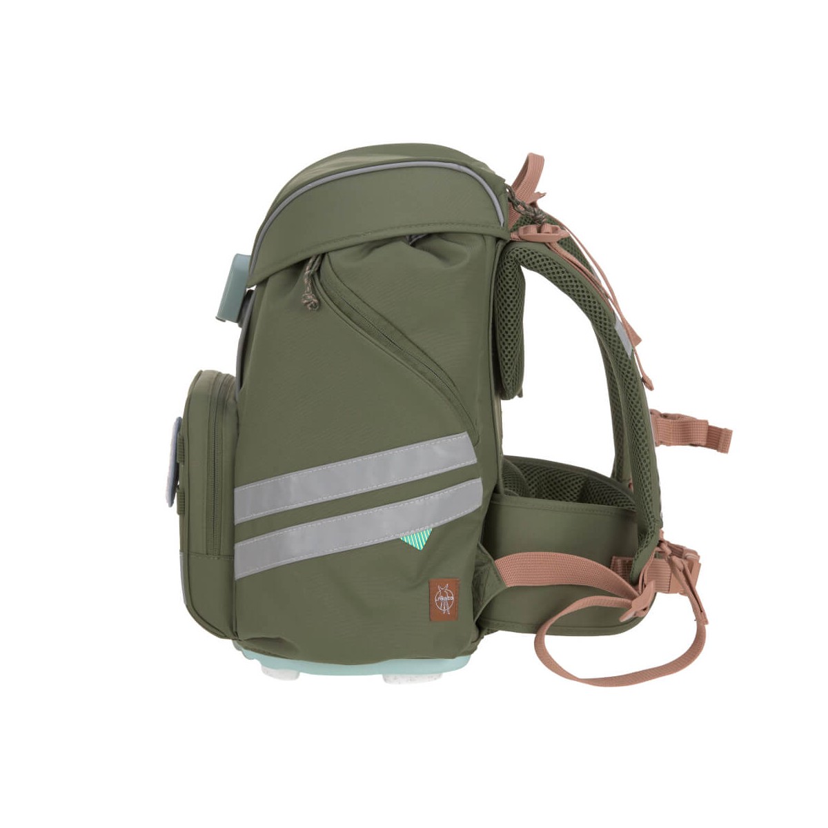 Lässig Schulranzen Set 7-teilig Flexy-Unique olive