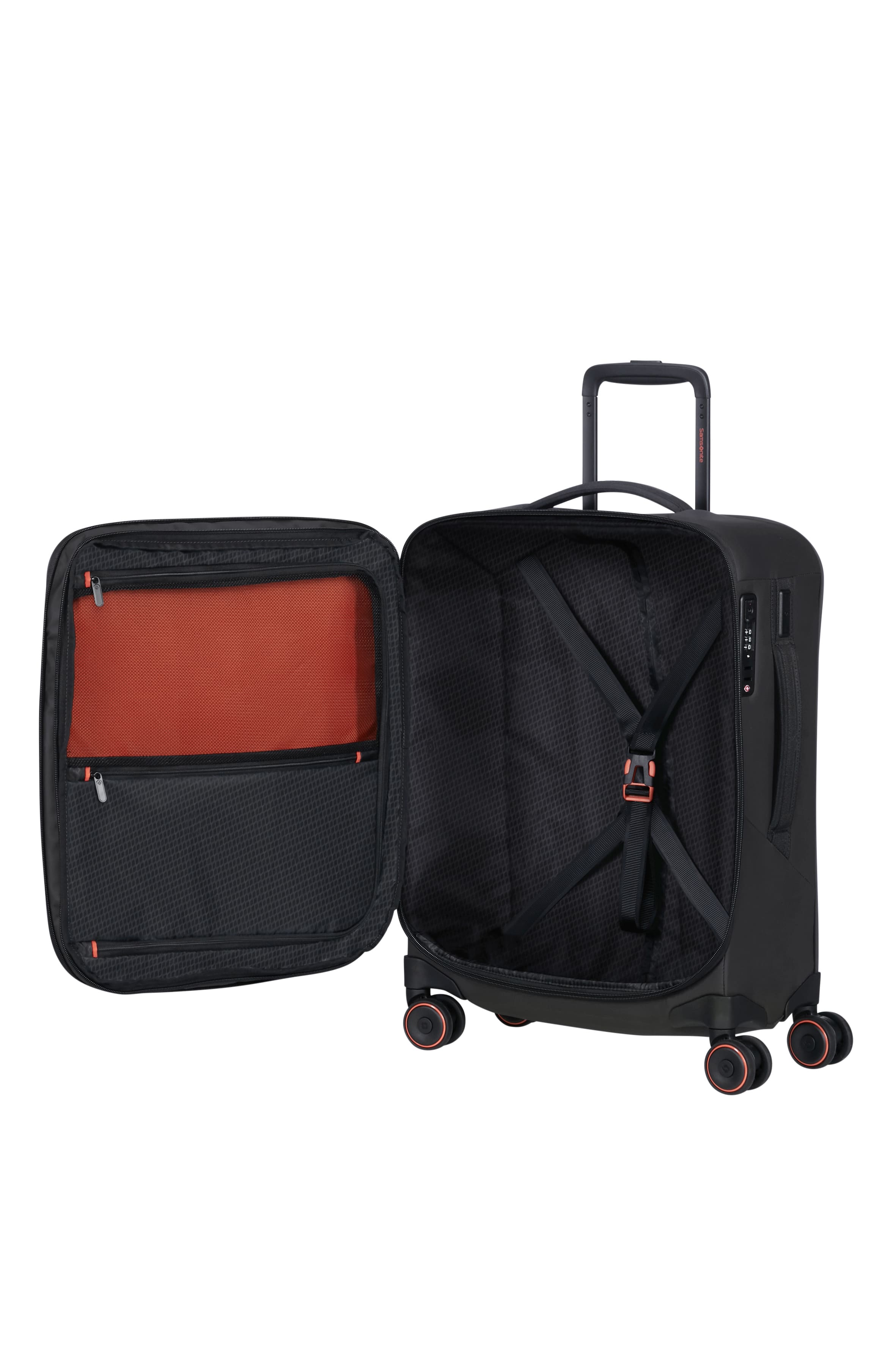 Samsonite Koffer Glazed S black