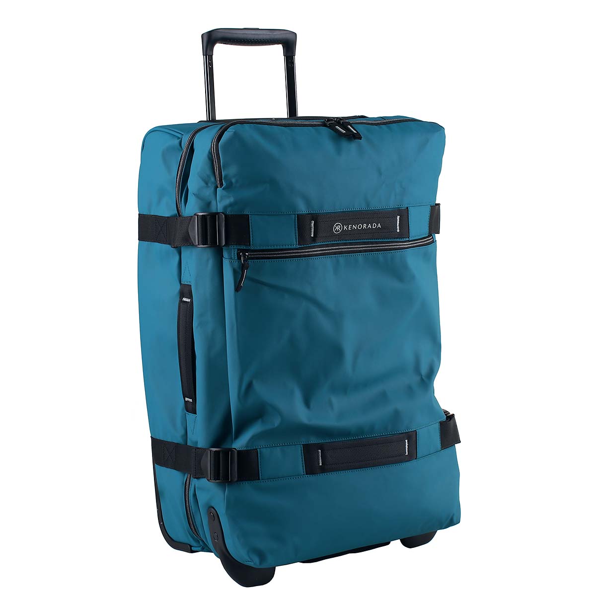 Kenorada Rollen-Reisetasche Backpack Rainbow M petrol 