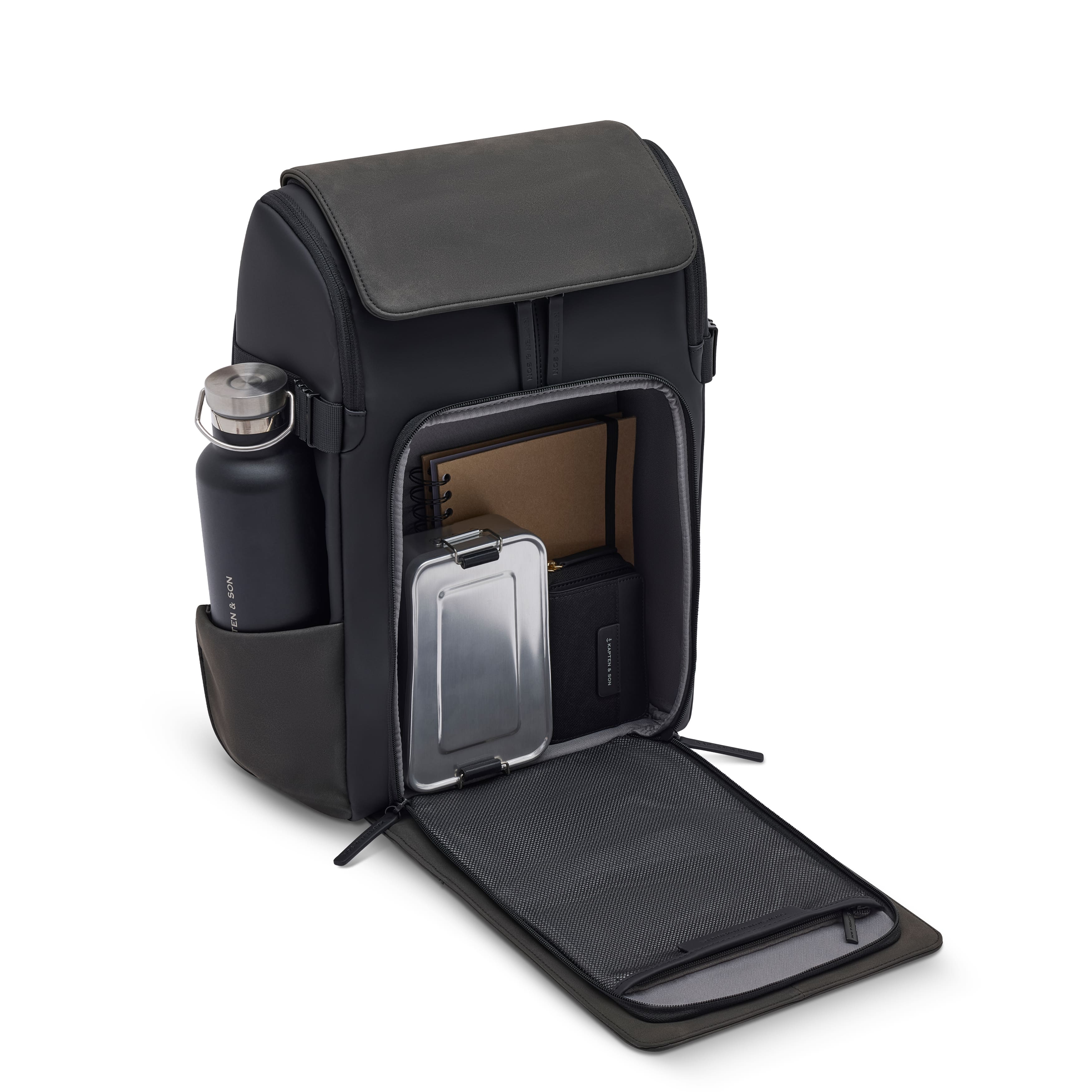 Kapten & Son Rucksack Bali Medium by Mariefeandjakesnow All Black