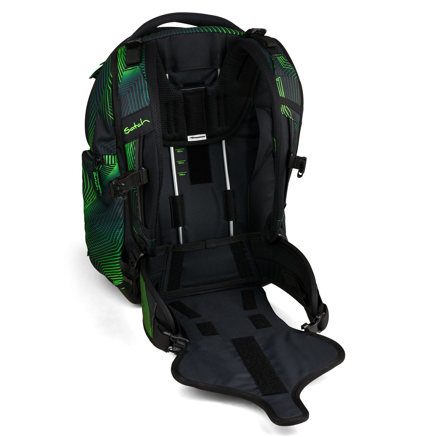 Satch Schulrucksack Match Seismic Green 2025