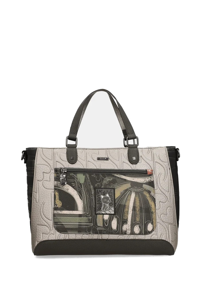 Anekke Quadratische Tasche mit kurzem Griff und Umhängeriemen Orchestra