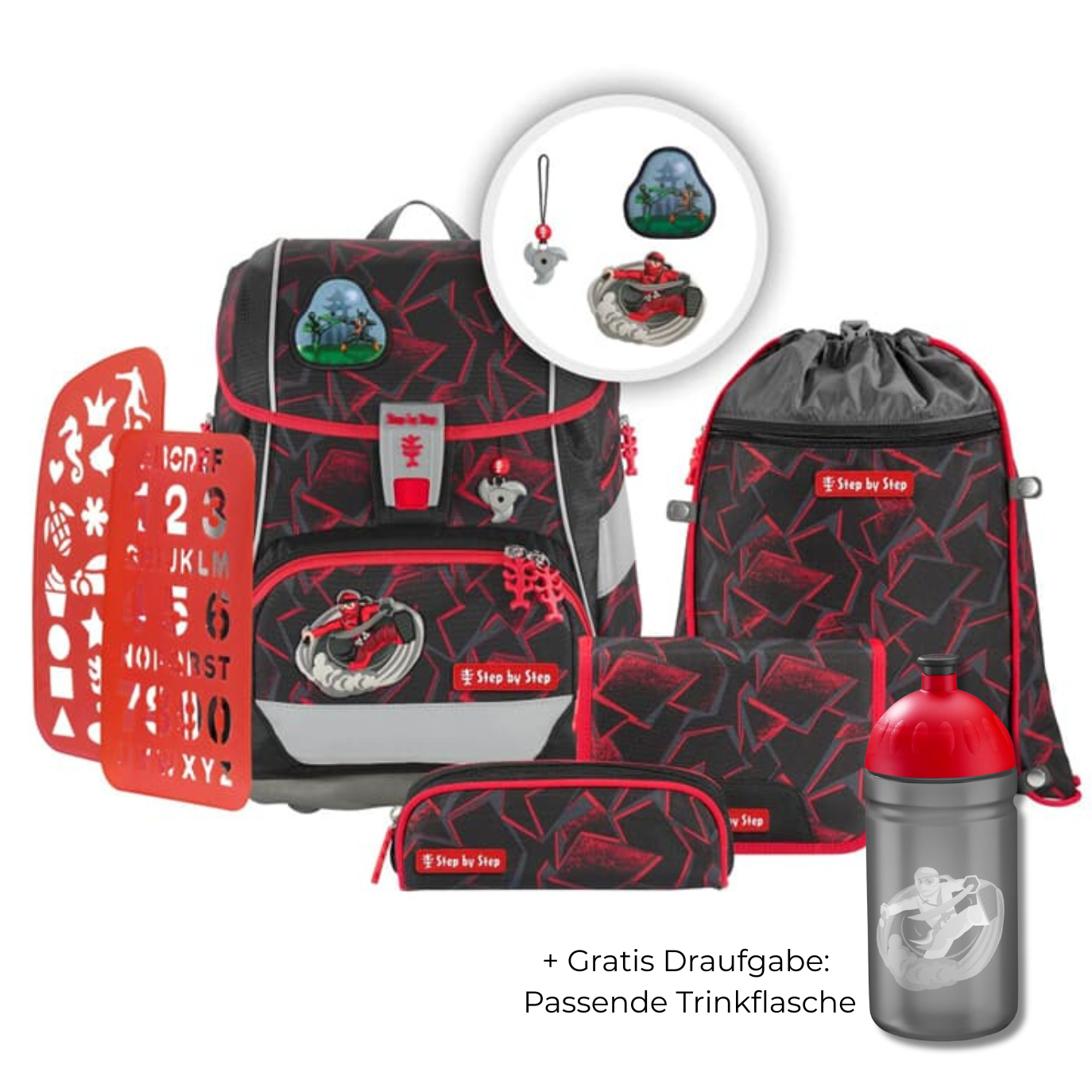 Step by Step 2IN1 Plus Schulranzen-Set Ninja Yuma