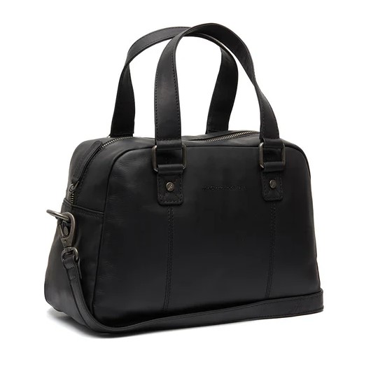 Chesterfield Leder Umhängetasche Dover schwarz