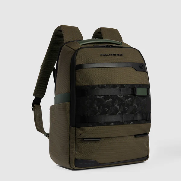 Piquadro Laptoprucksack Zaino 14" grün