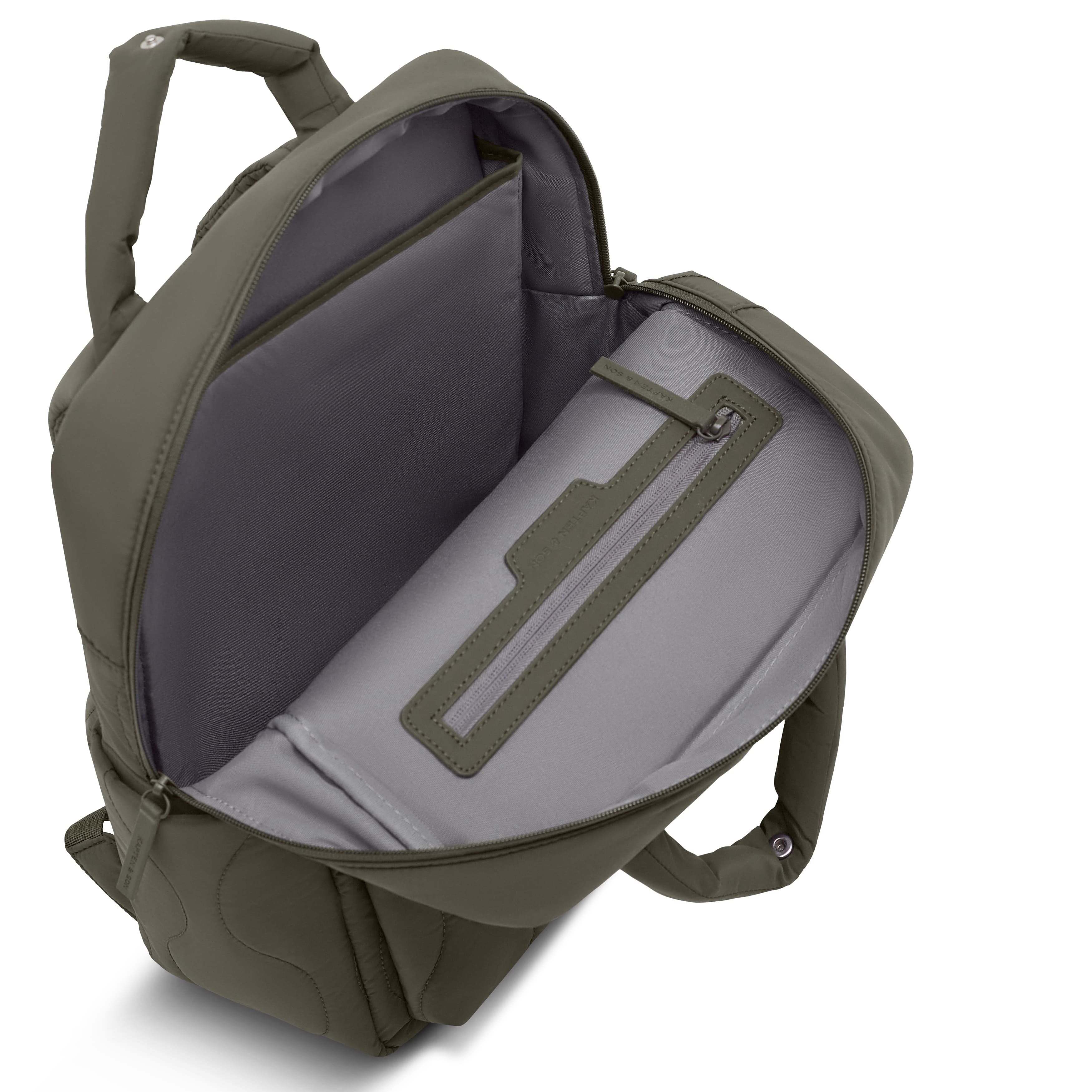 Kapten & Son Rucksack Bergen Cloud quilted khaki LIMITED