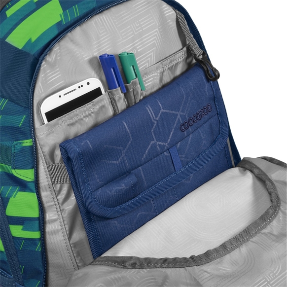 Coocazoo Schulrucksack MATE Lime Stripe