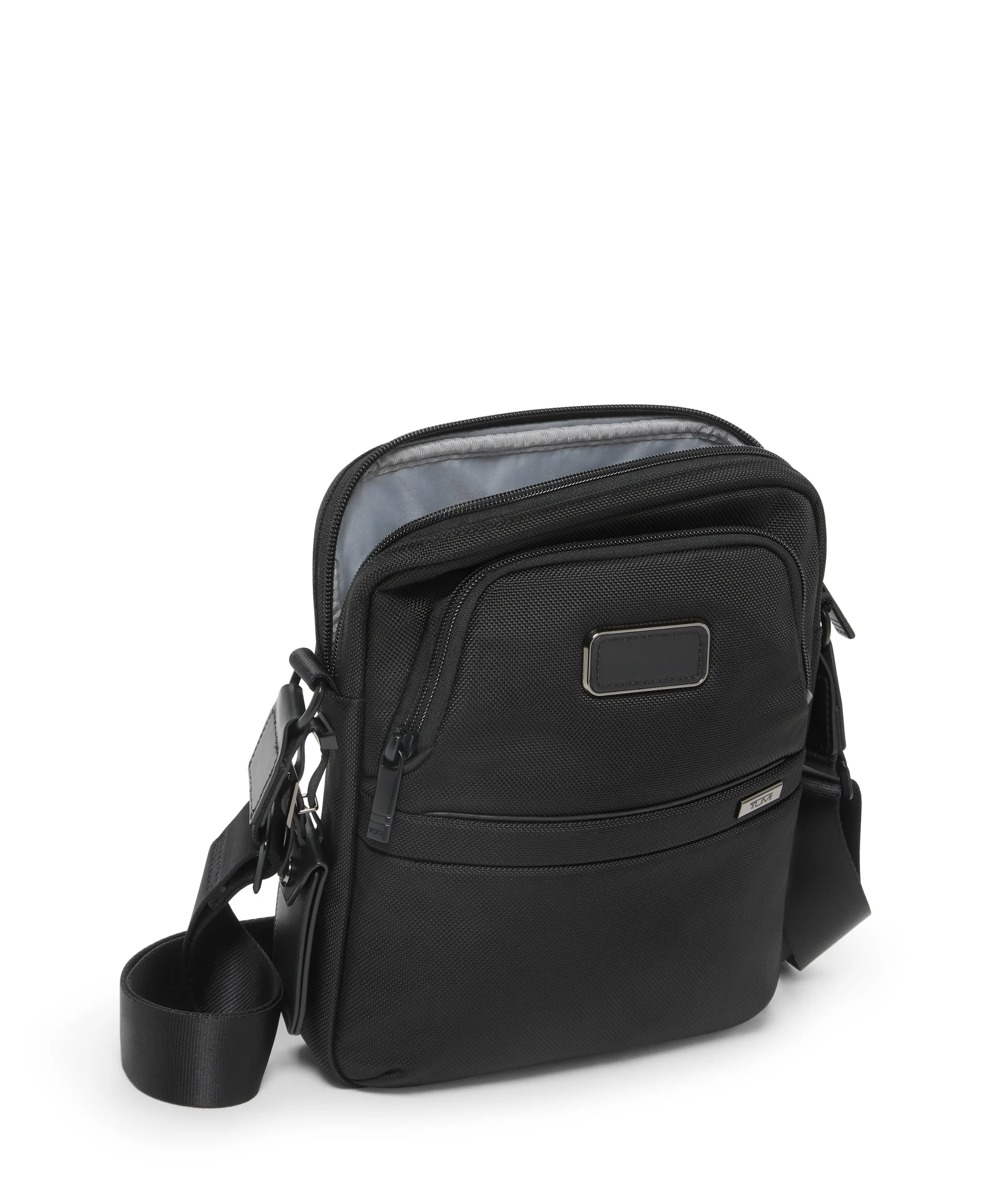TUMI Alpha 4 mittlere Umhängetasche black