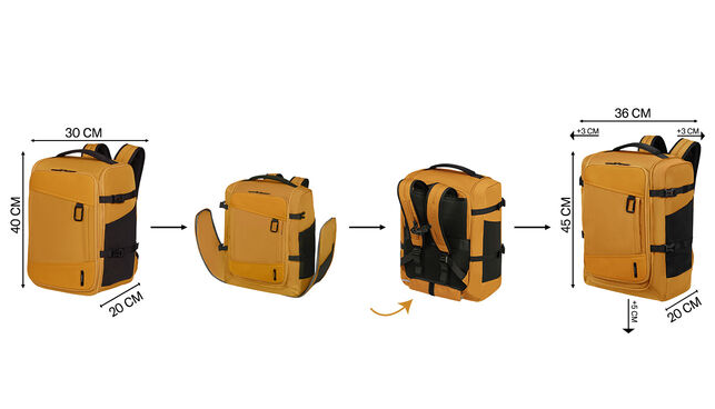 Samsonite 2FIT 2-in-1 Underseater Rucksack rust Samsonite 2FIT 2-in-1 Underseater Rucksack rust