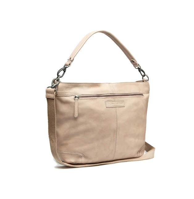 Chesterfield Leder Umhängetasche Bolivia beige