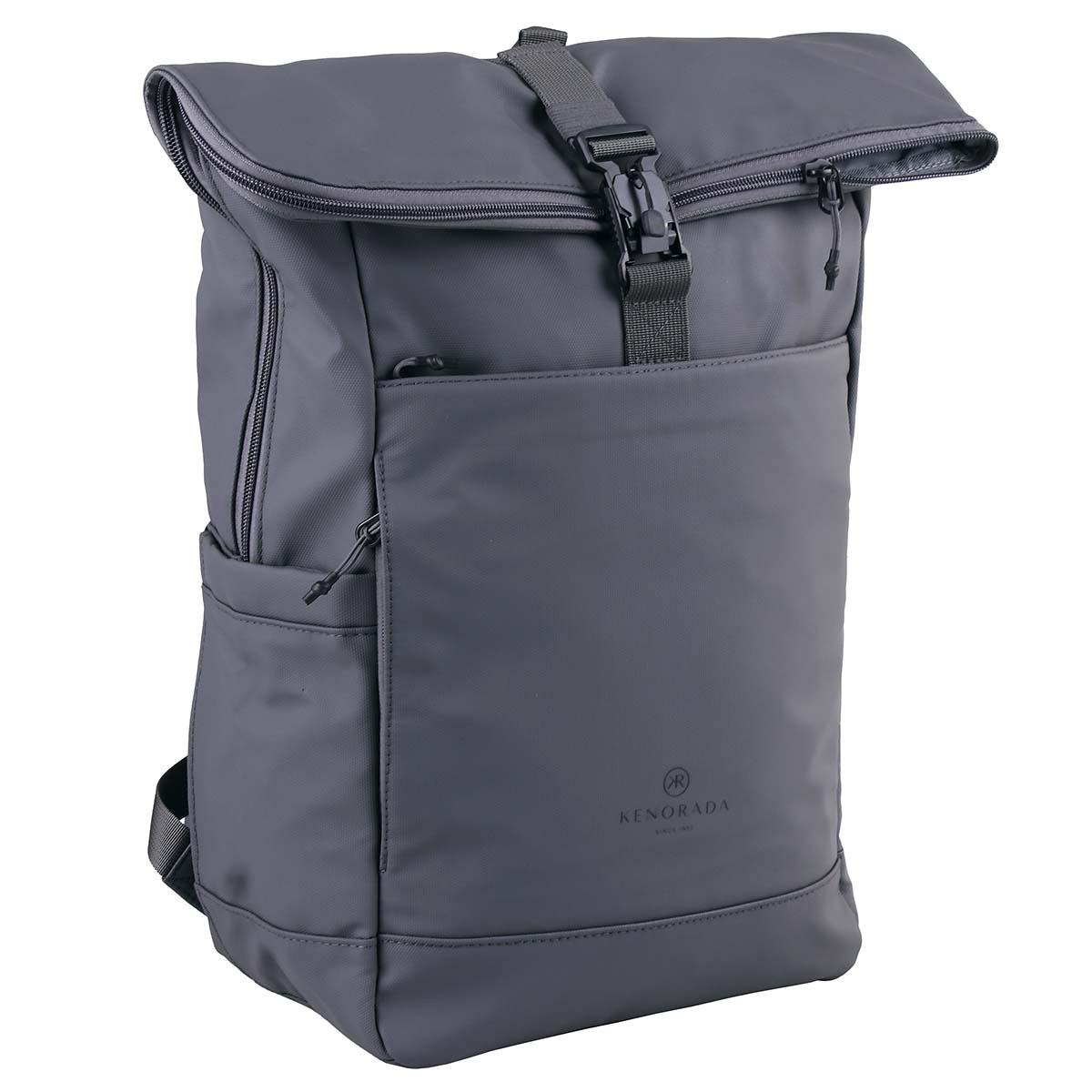 Kenorada Rucksack Rolltop Magnet L RS77-B dark grey