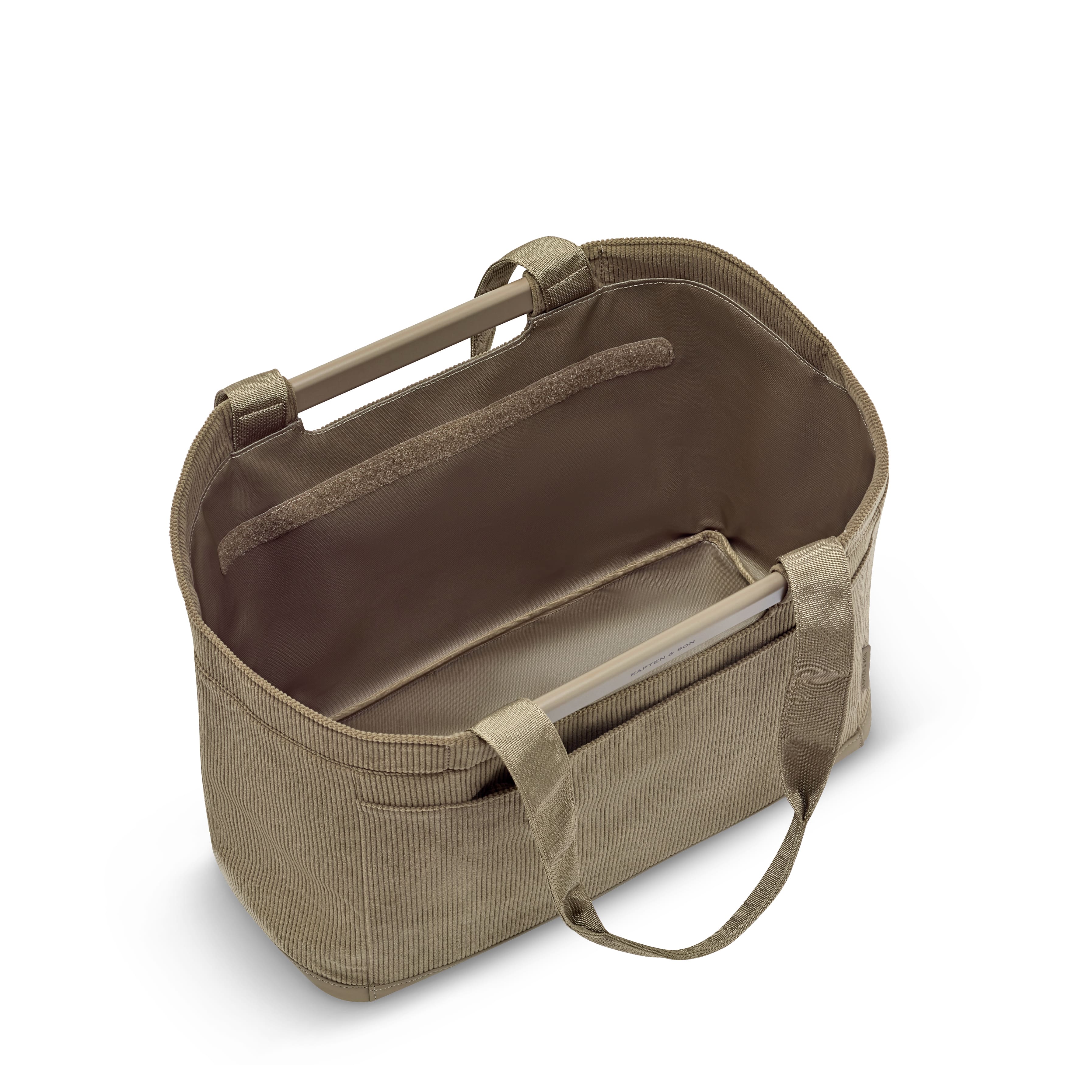 Kapten & Son Vaasa Shopping Basket Cord Dusty Khaki Kapten & Son Vaasa Shopping Basket Cord Dusty Khaki