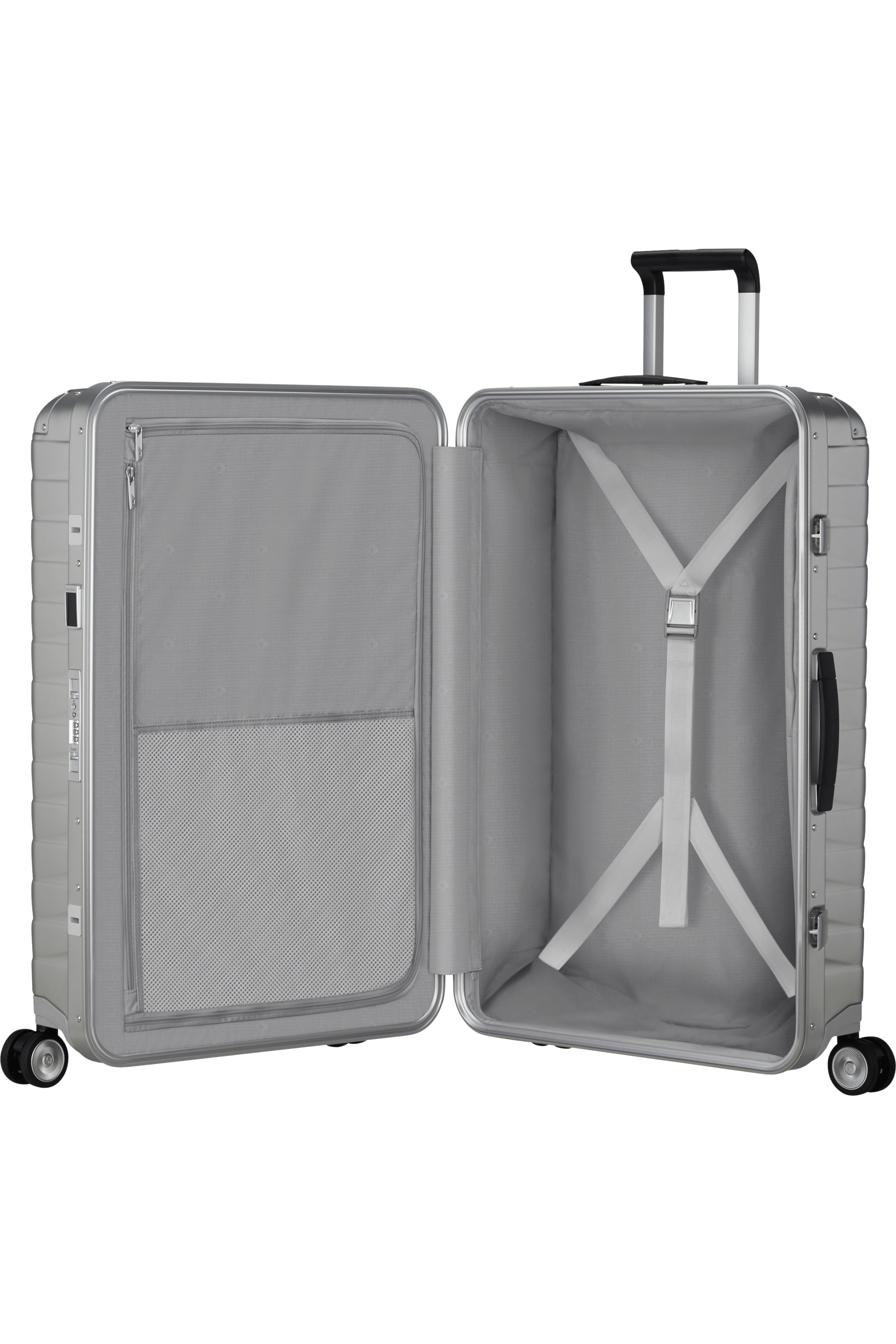 Samsonite Koffer Proxis Alu 76cm silber