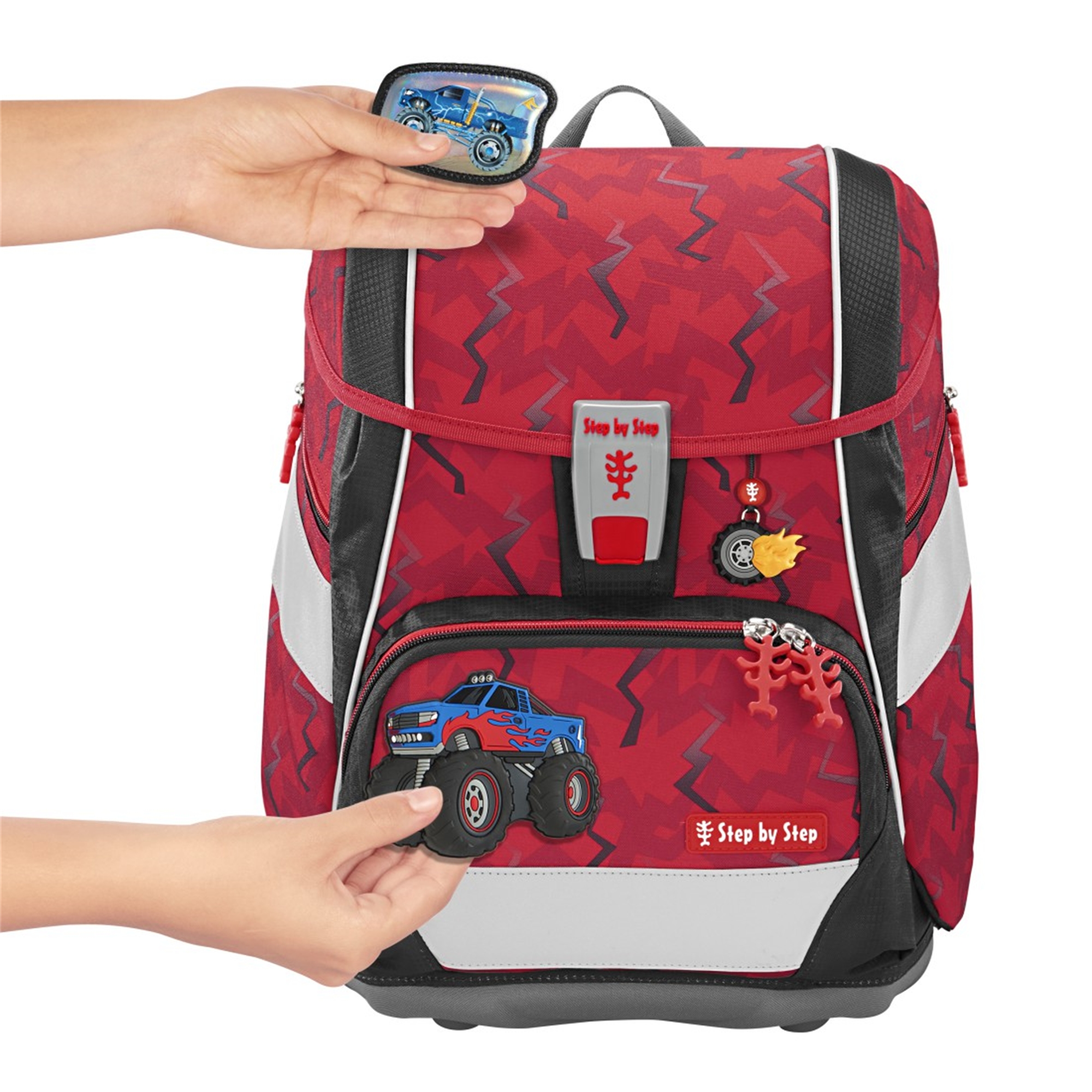 Step by Step 2IN1 Plus Schulranzen-Set Monster Truck Rocky