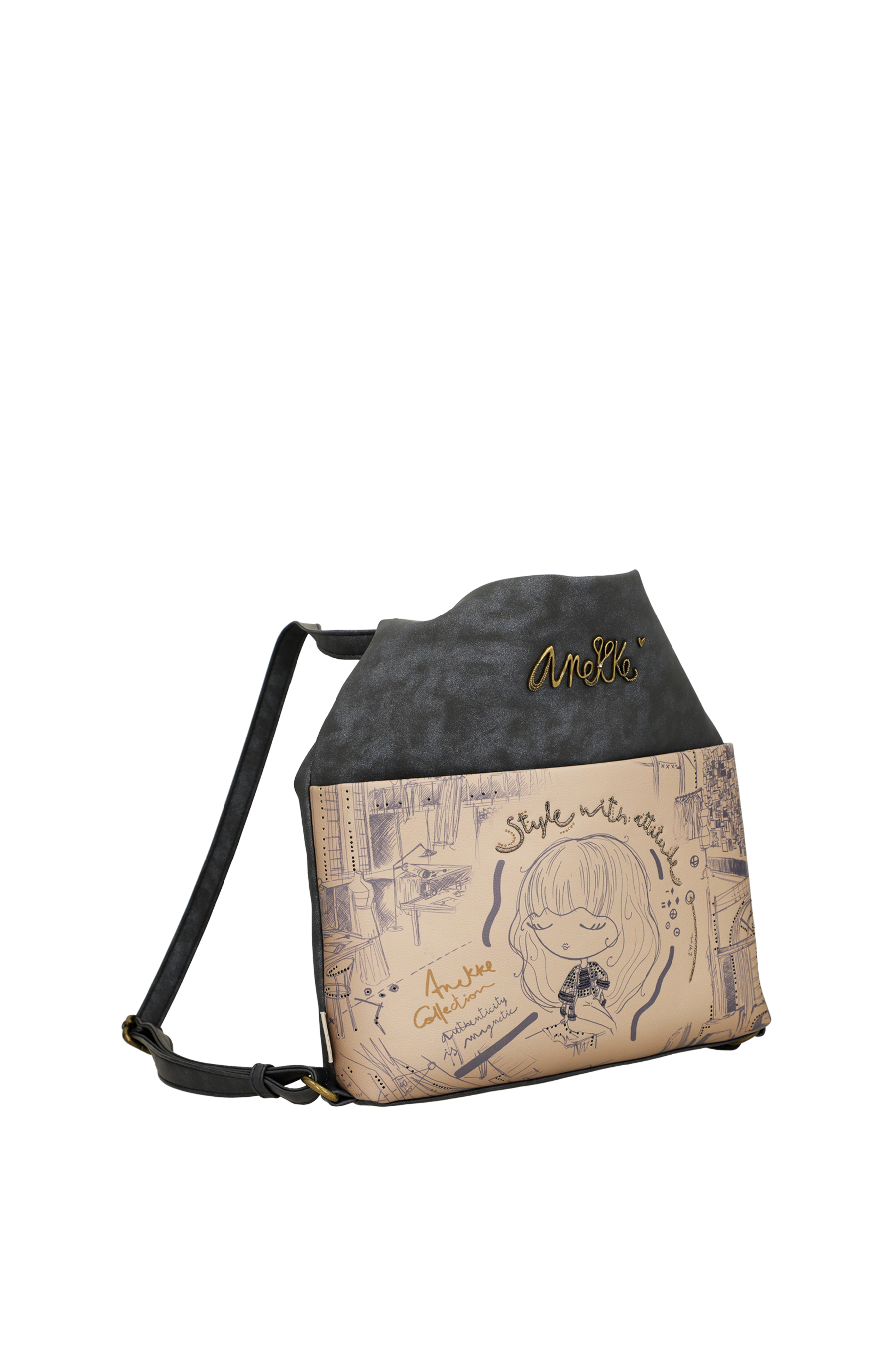 Anekke 2-in-1 Handtasche und Rucksack Studio Anekke 2-in-1 Handtasche und Rucksack Studio