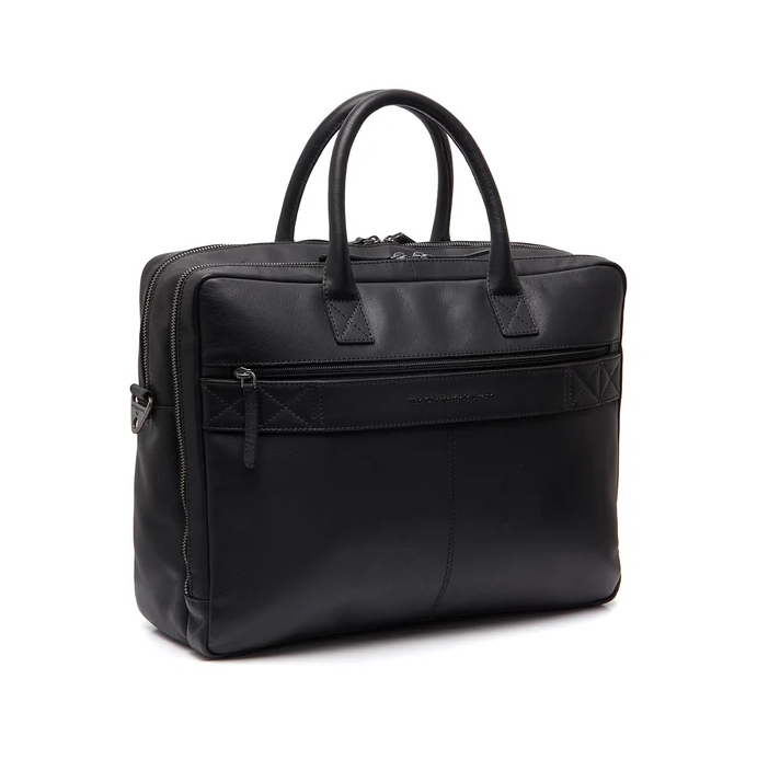 Chesterfield Leder Laptoptasche Tacama schwarz