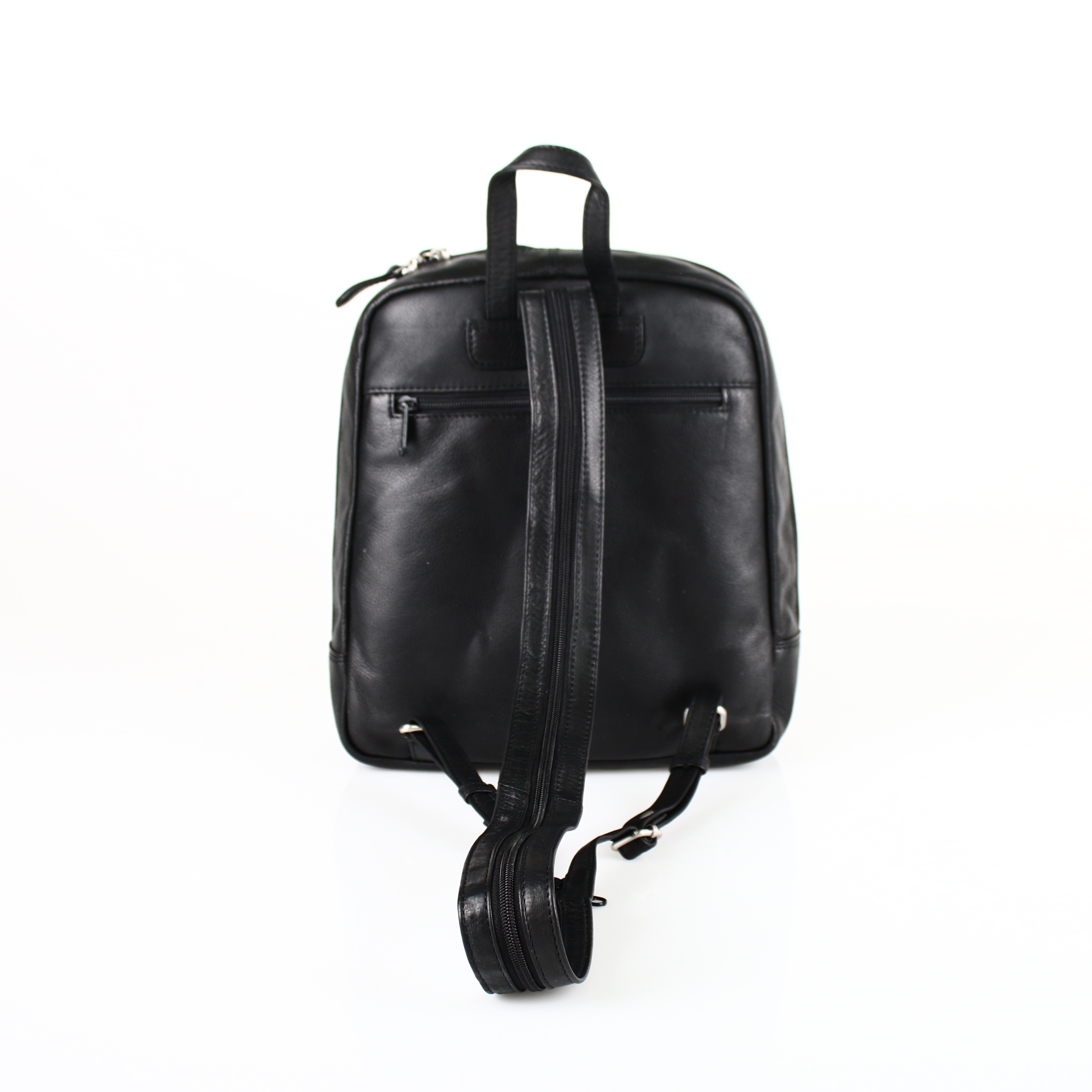 Maestro Leder City Rucksack schwarz