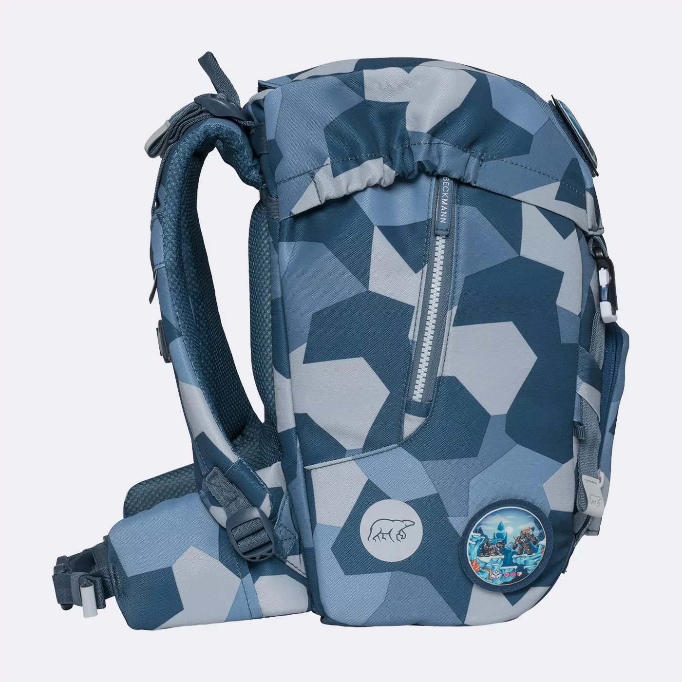 Beckmann Schulrucksack Set 6-teilig Classic Tiger Race