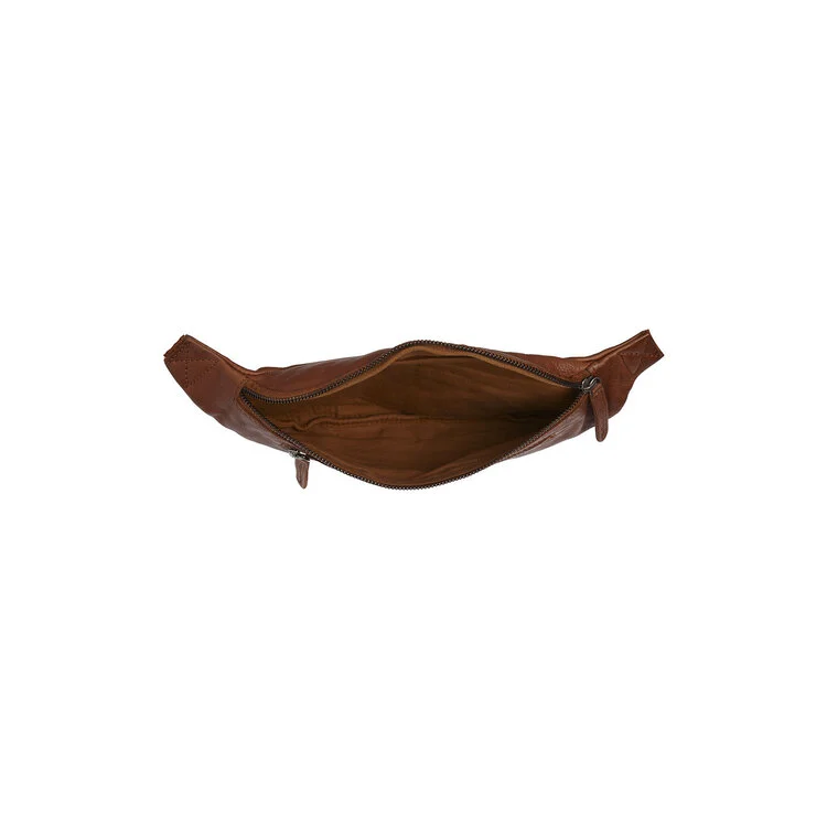 Chesterfield Leder Bauchtasche Severo cognac