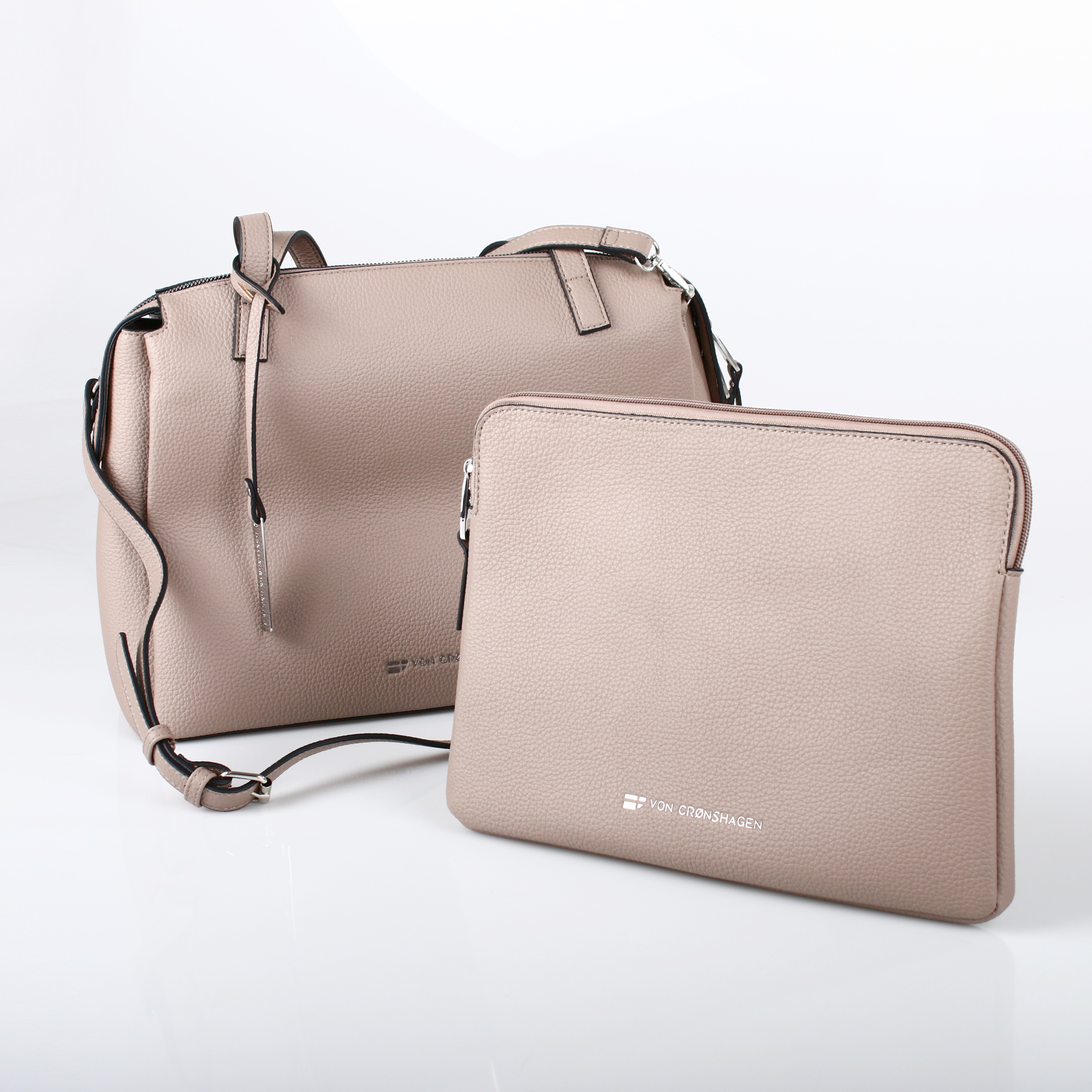 von Cronshagen Handtasche + Laptoptasche Vatten Fryken taupe