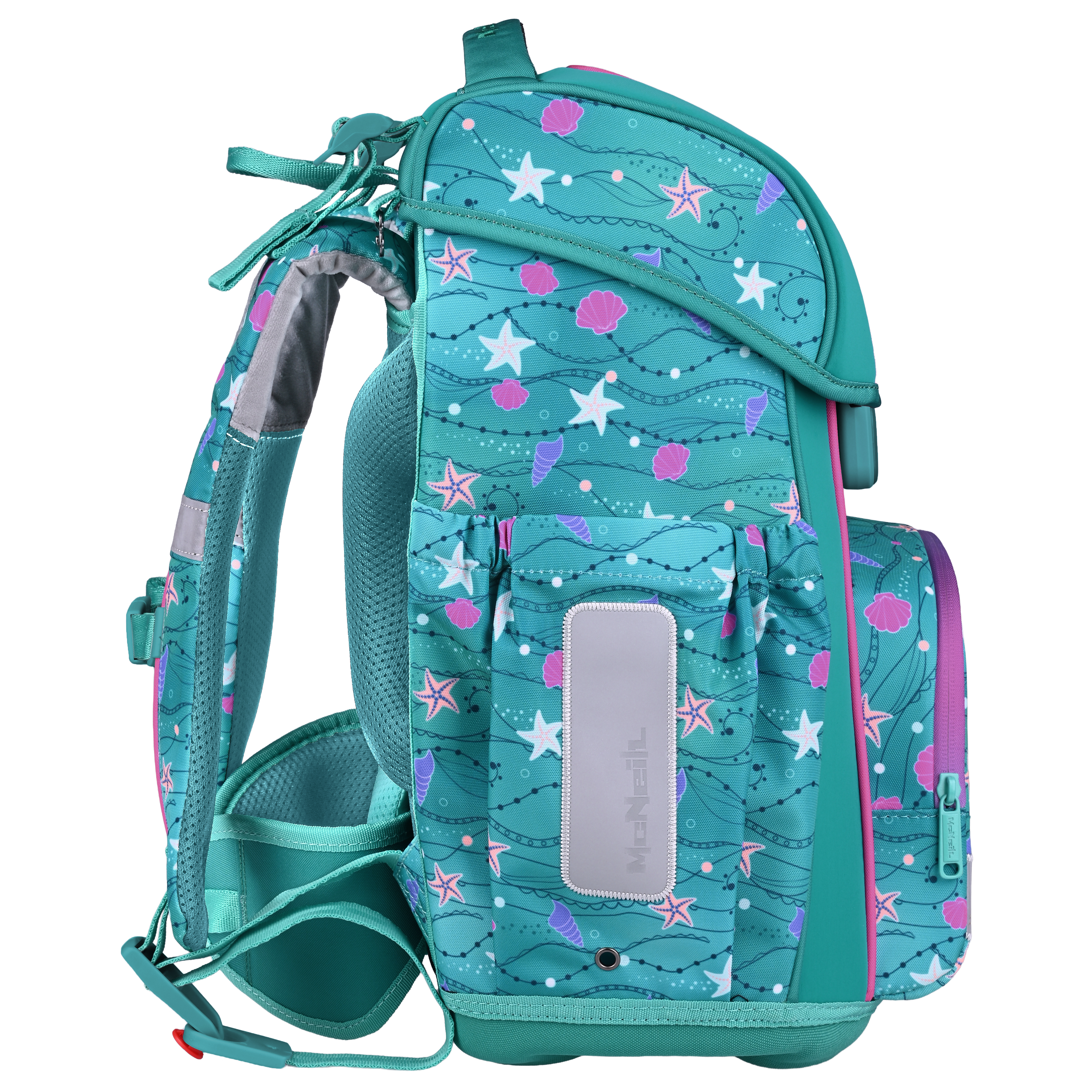 McNeill Schulranzen-Set Bravo Seafish 9-teilig