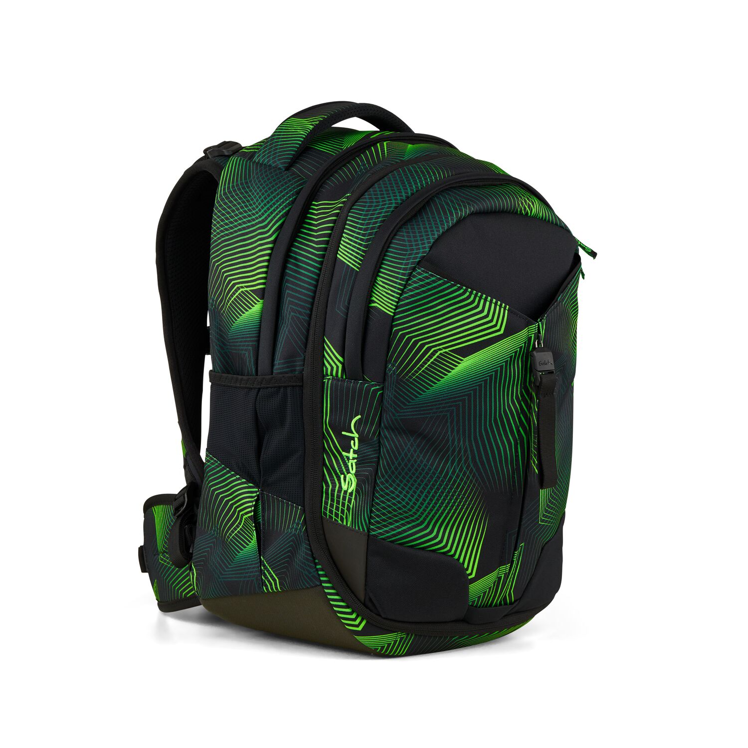 Satch Schulrucksack Match Seismic Green 2025