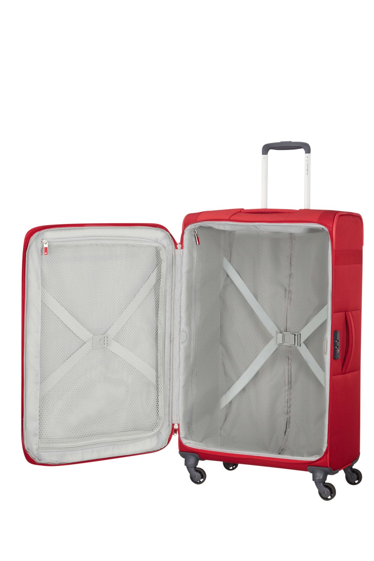 Samsonite 4-Rollen Trolley Citybeat 75cm rot