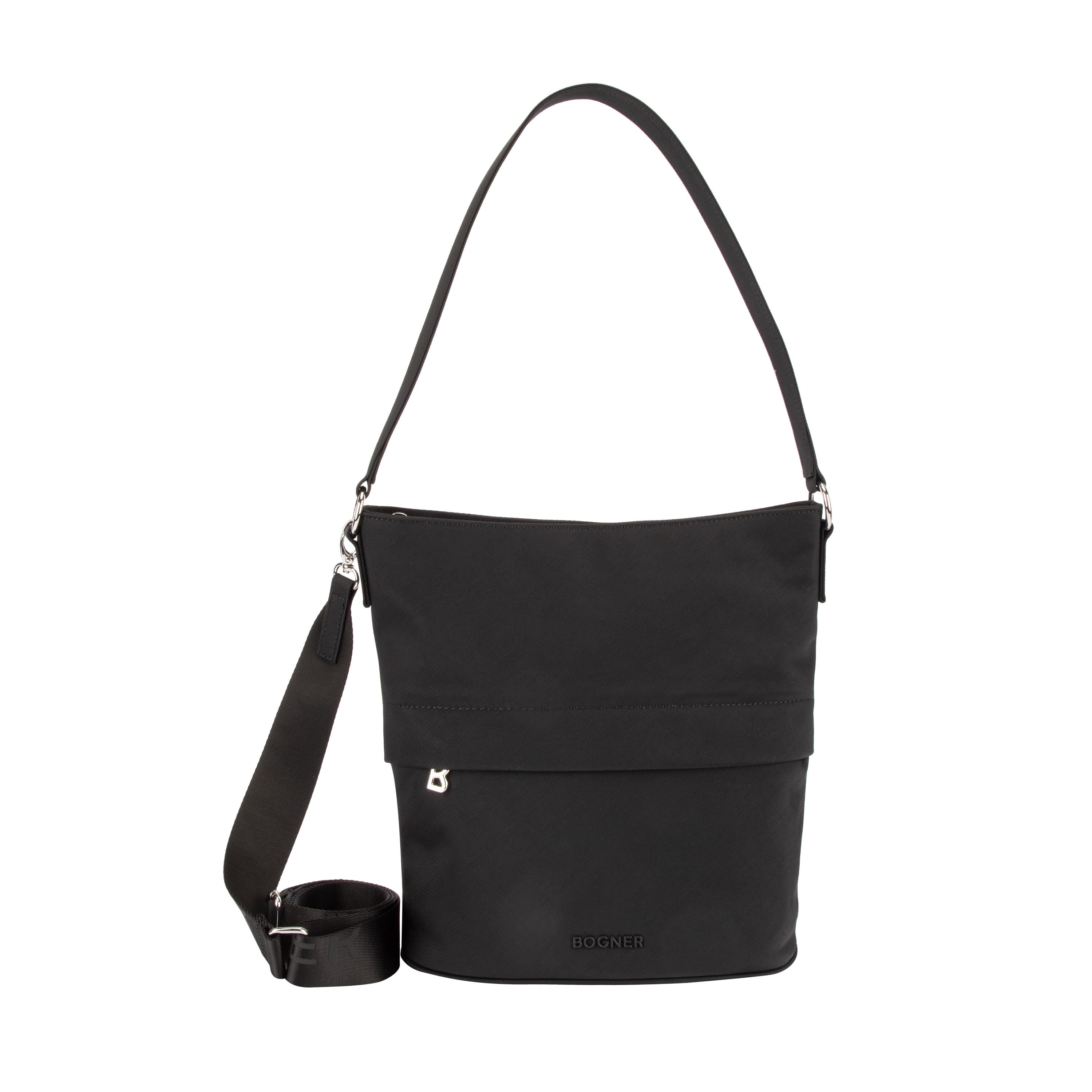 Bogner Umhängetasche Maxon Heather Hobo svz schwarz