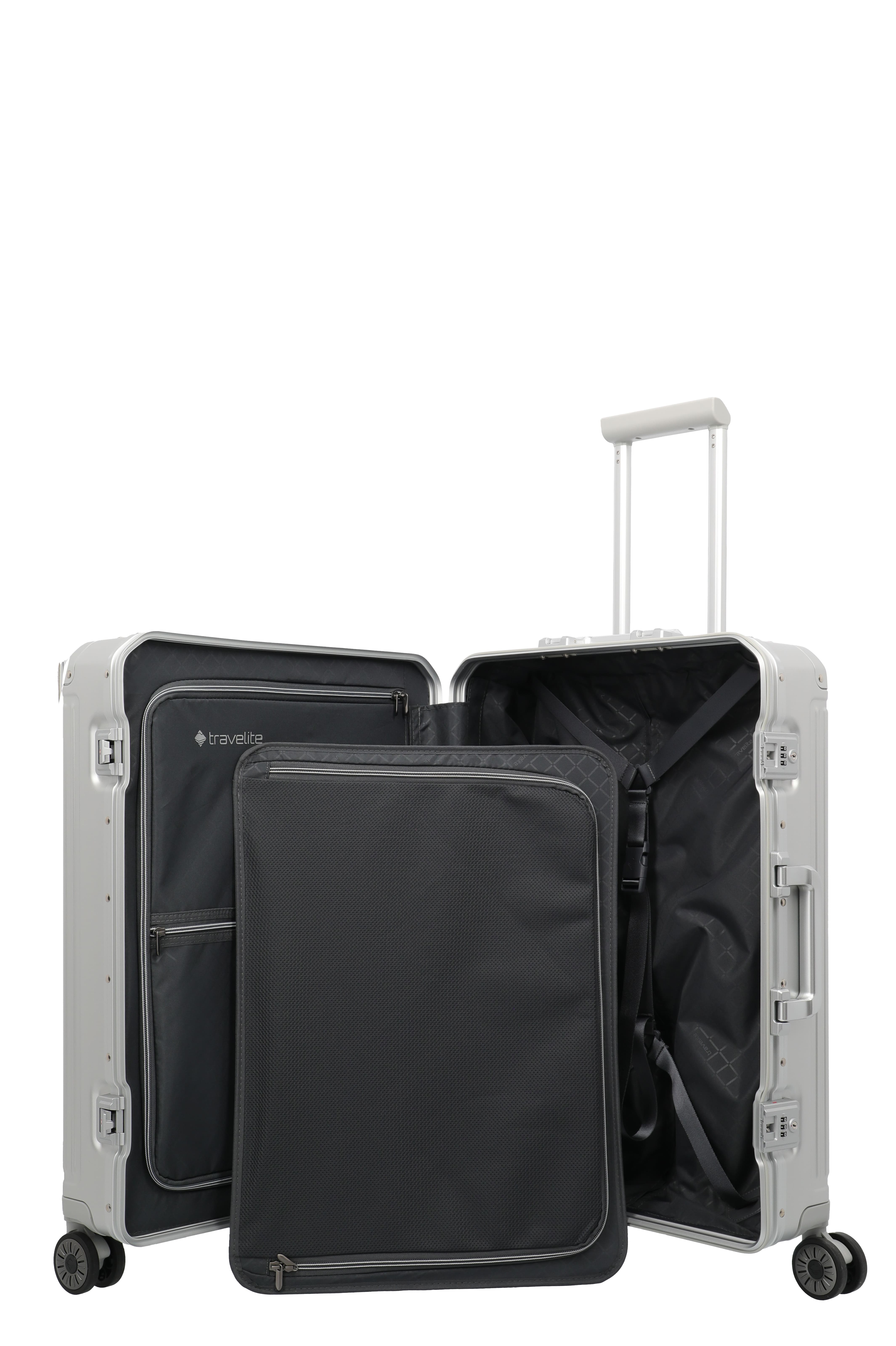 Travelite Next Aluminium Trolley 67 cm silber