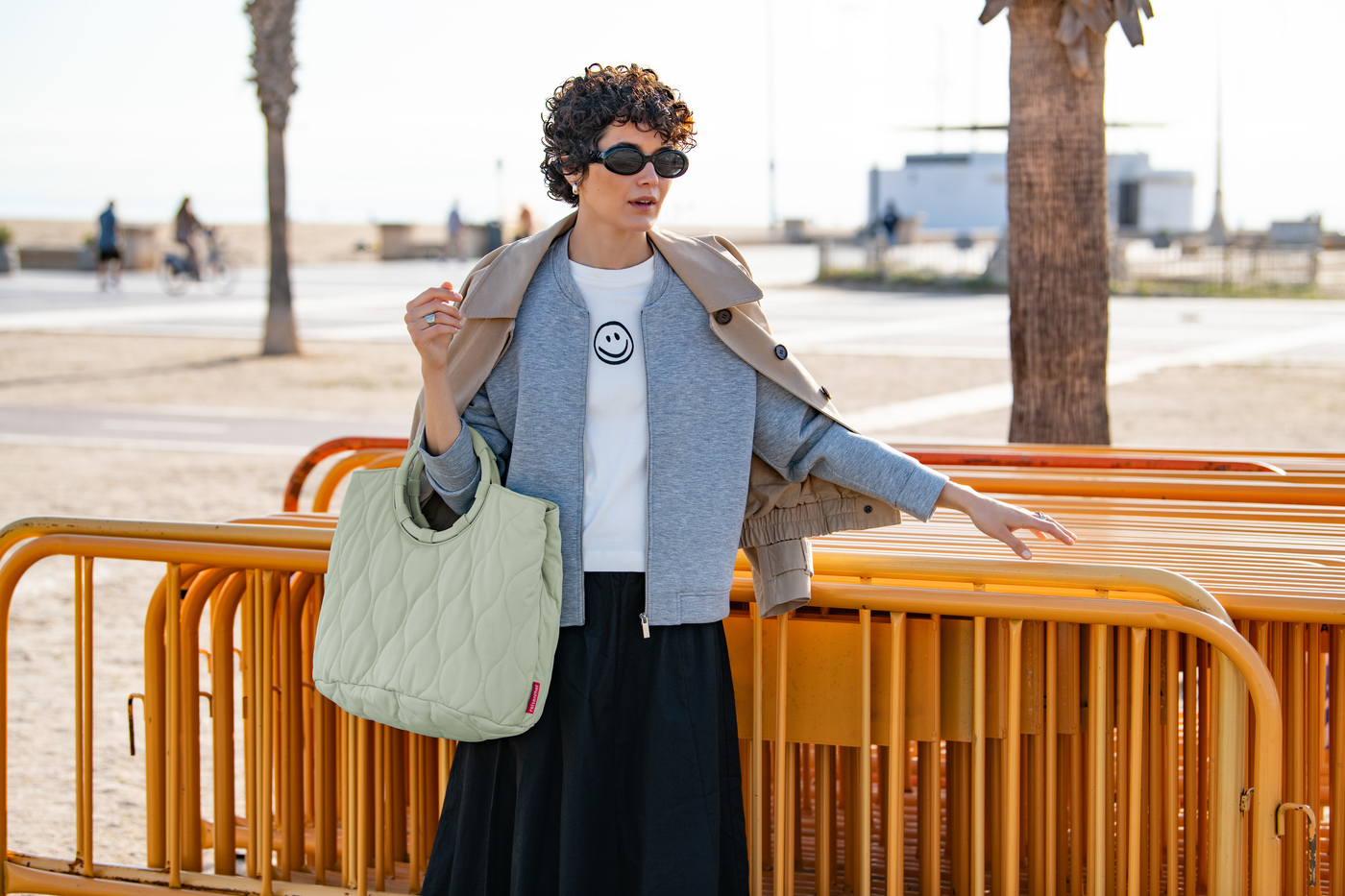 Reisenthel Loopbag Hobo Puffer Iced Matcha 