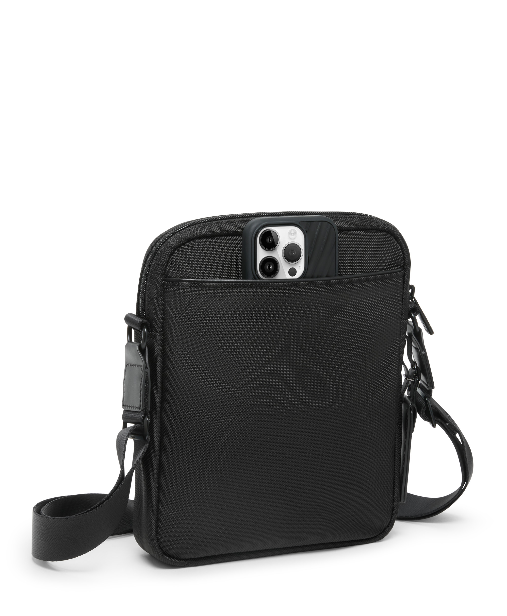 TUMI Alpha 4 mittlere Umhängetasche black
