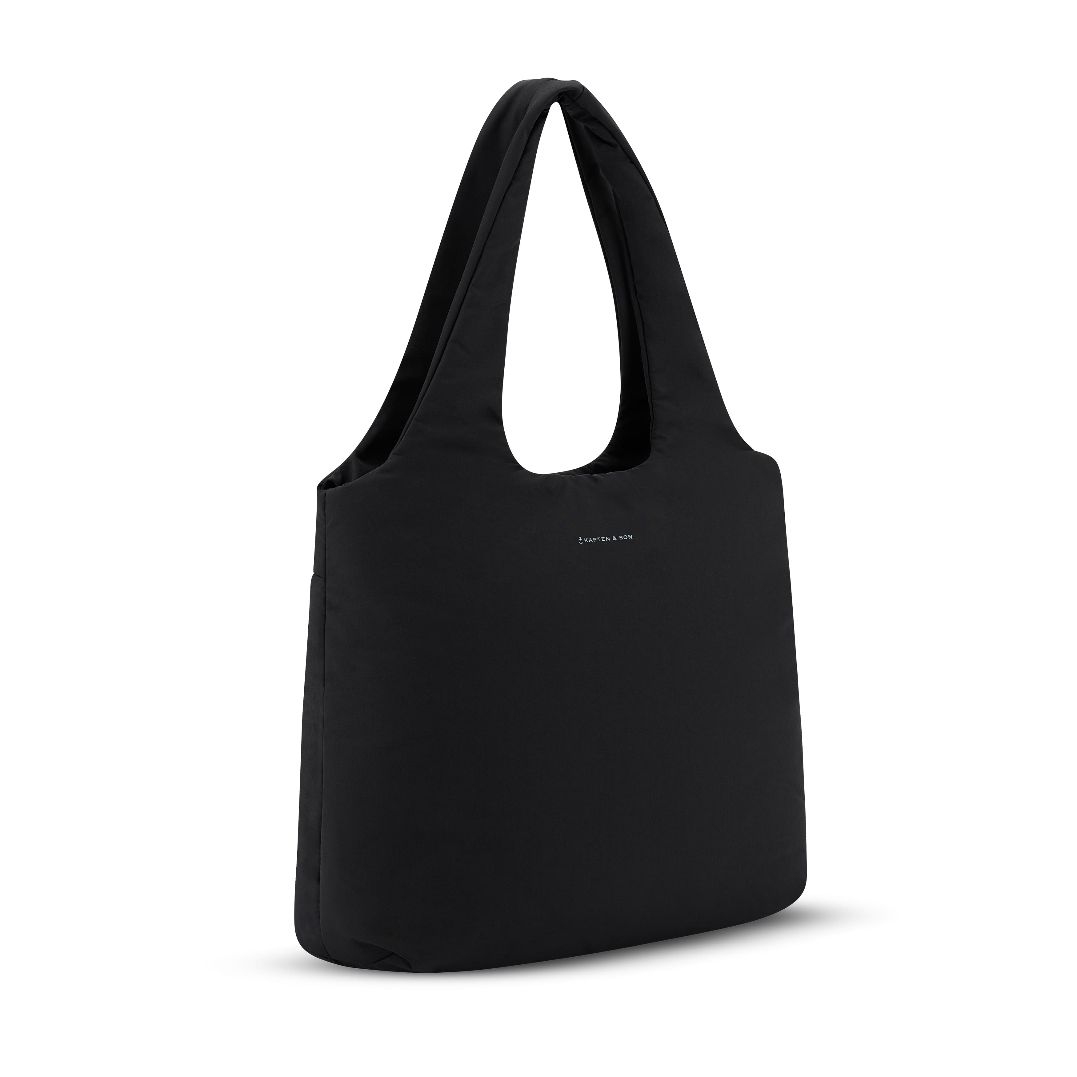 Kapten & Son Skara Cloud Shopper All Black Kapten & Son Skara Cloud Shopper All Black