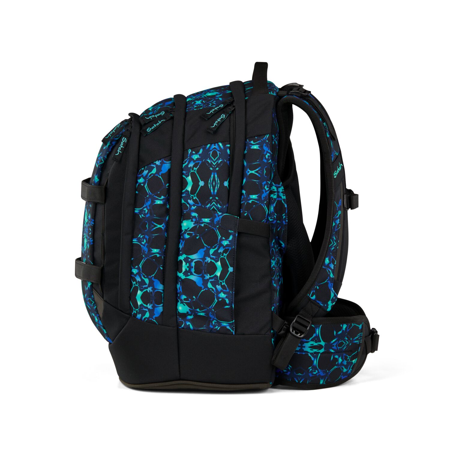 Satch Pack Schulrucksack Caleido Blue 2025